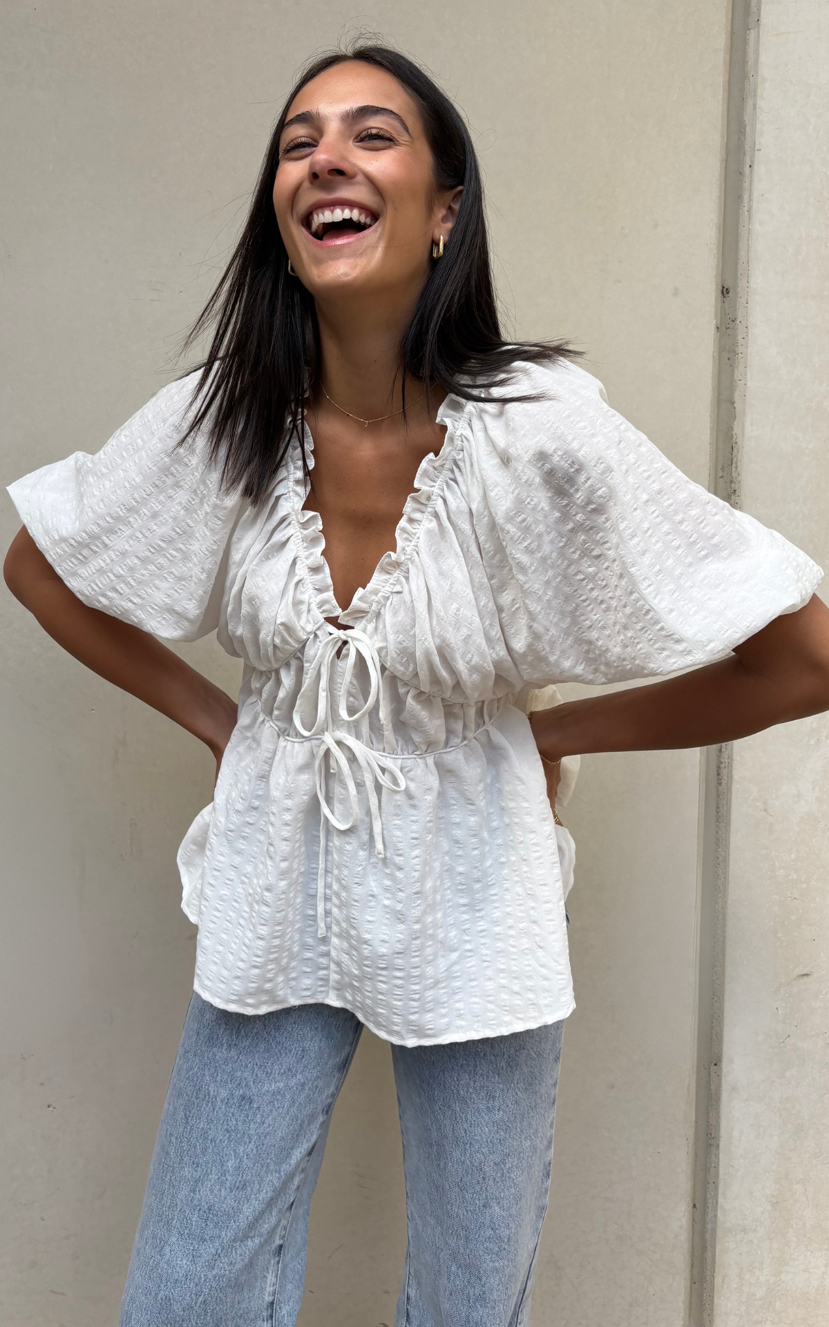 Pia Top - Ivory