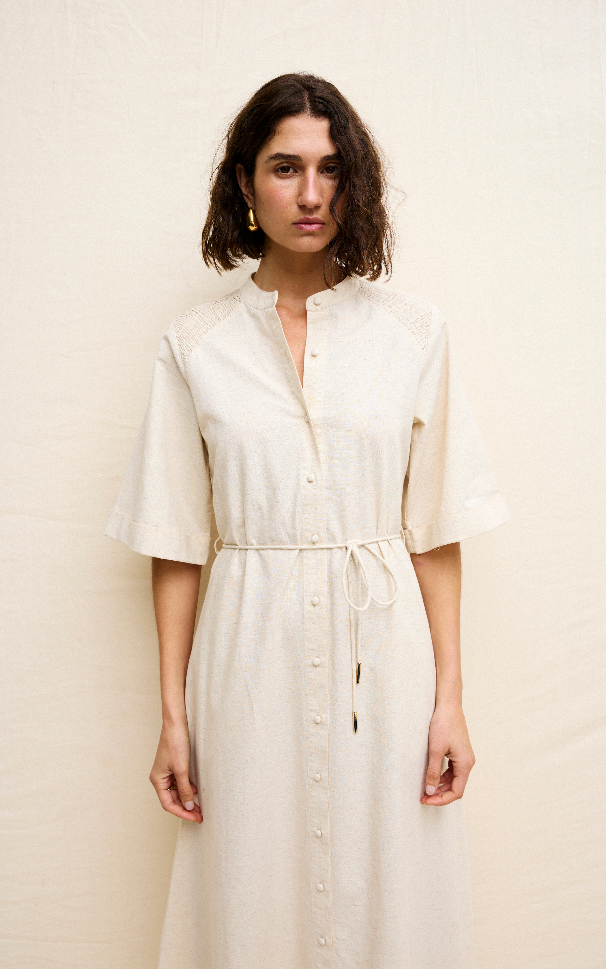 Gigi Dress - Stone