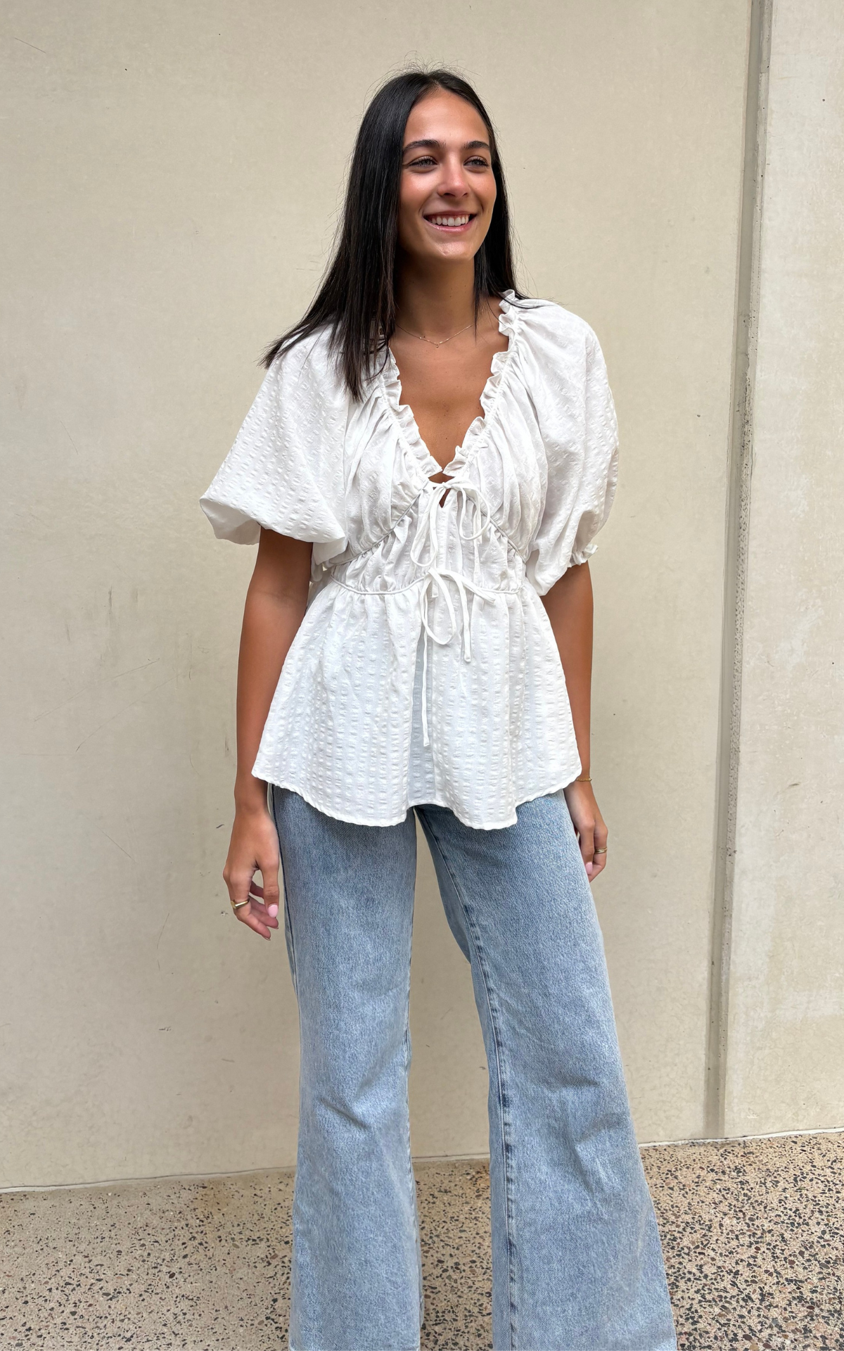 Pia Top - Ivory
