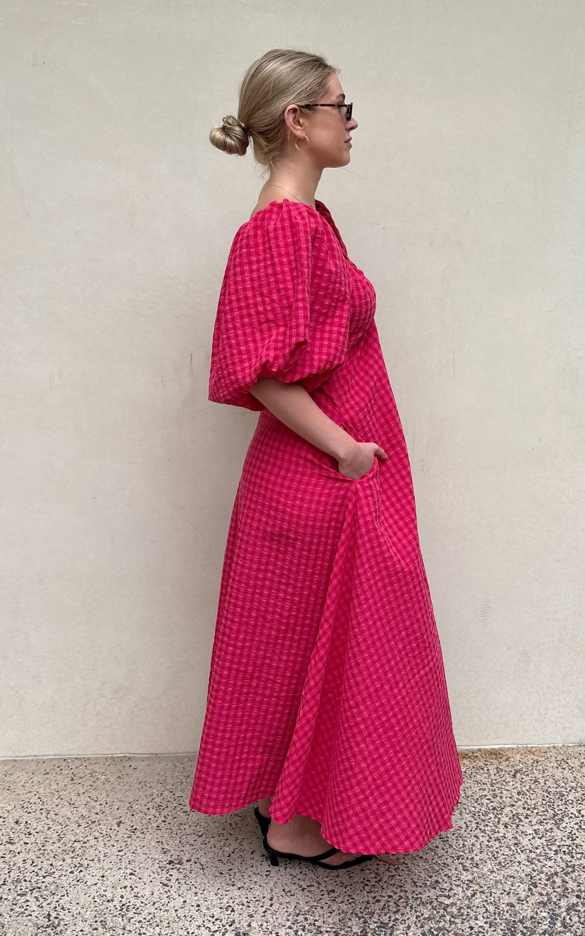 Mimi dress Rosas gingham