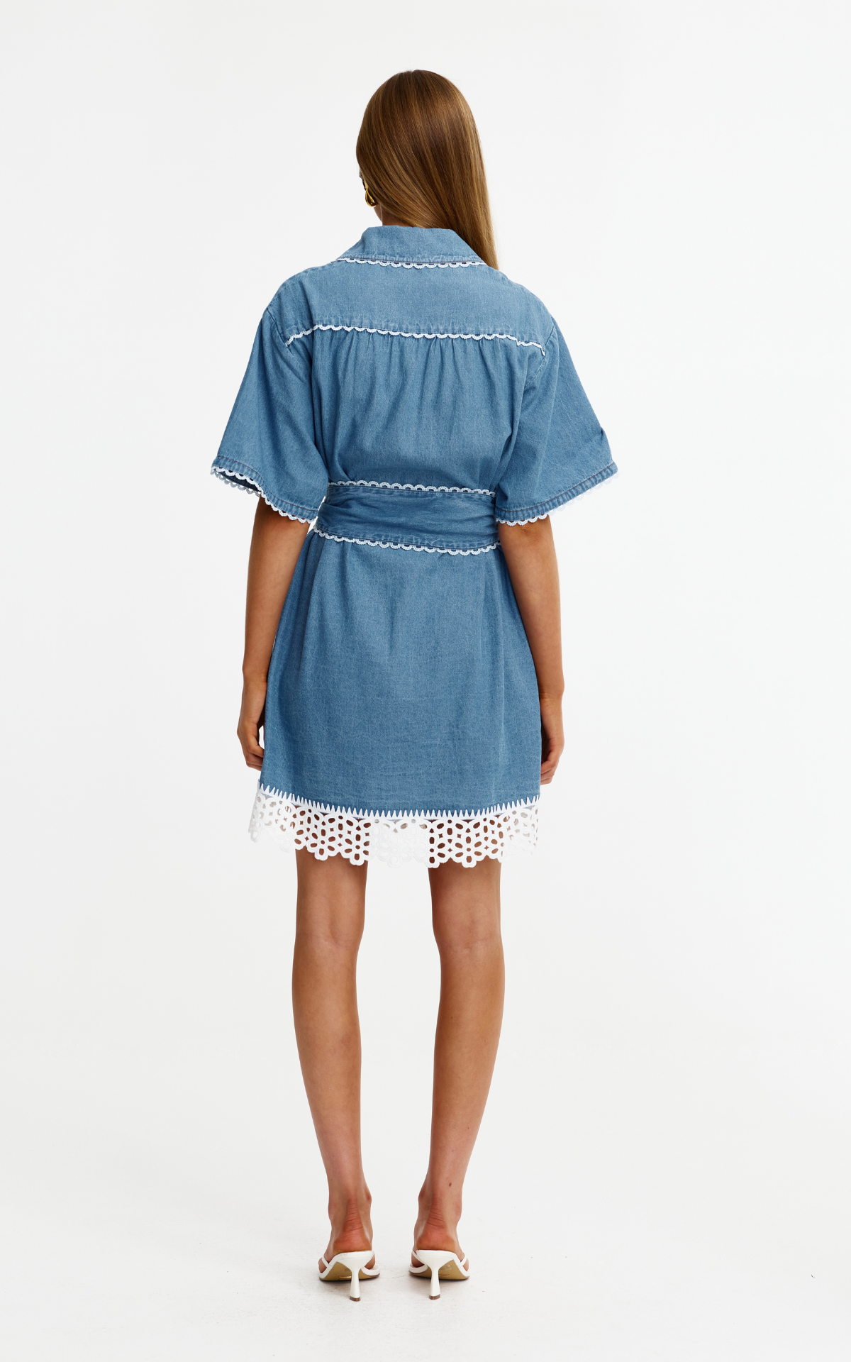 Sierra Mini Dress - Vintage Denim
