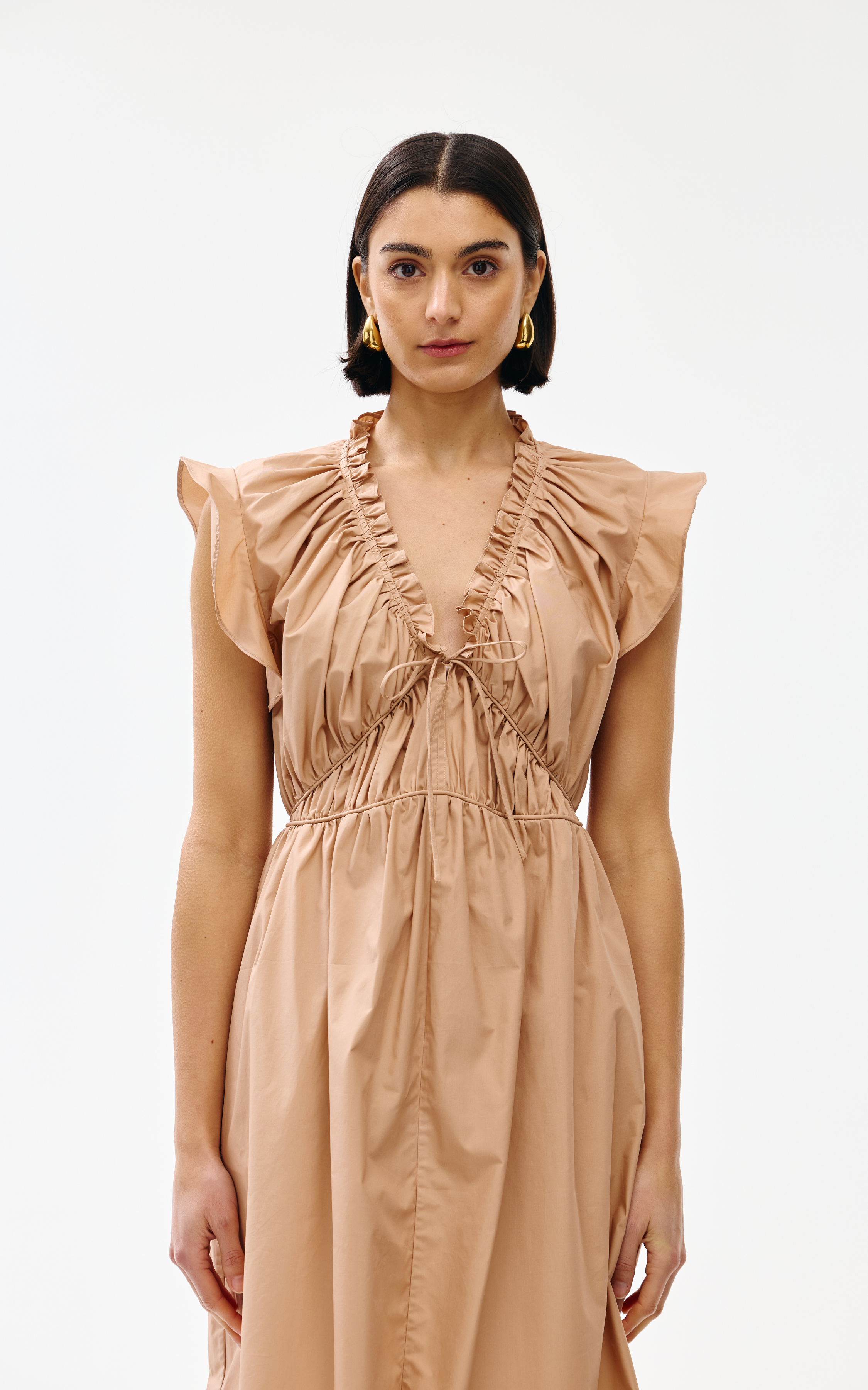 Thea Dress - Taupe