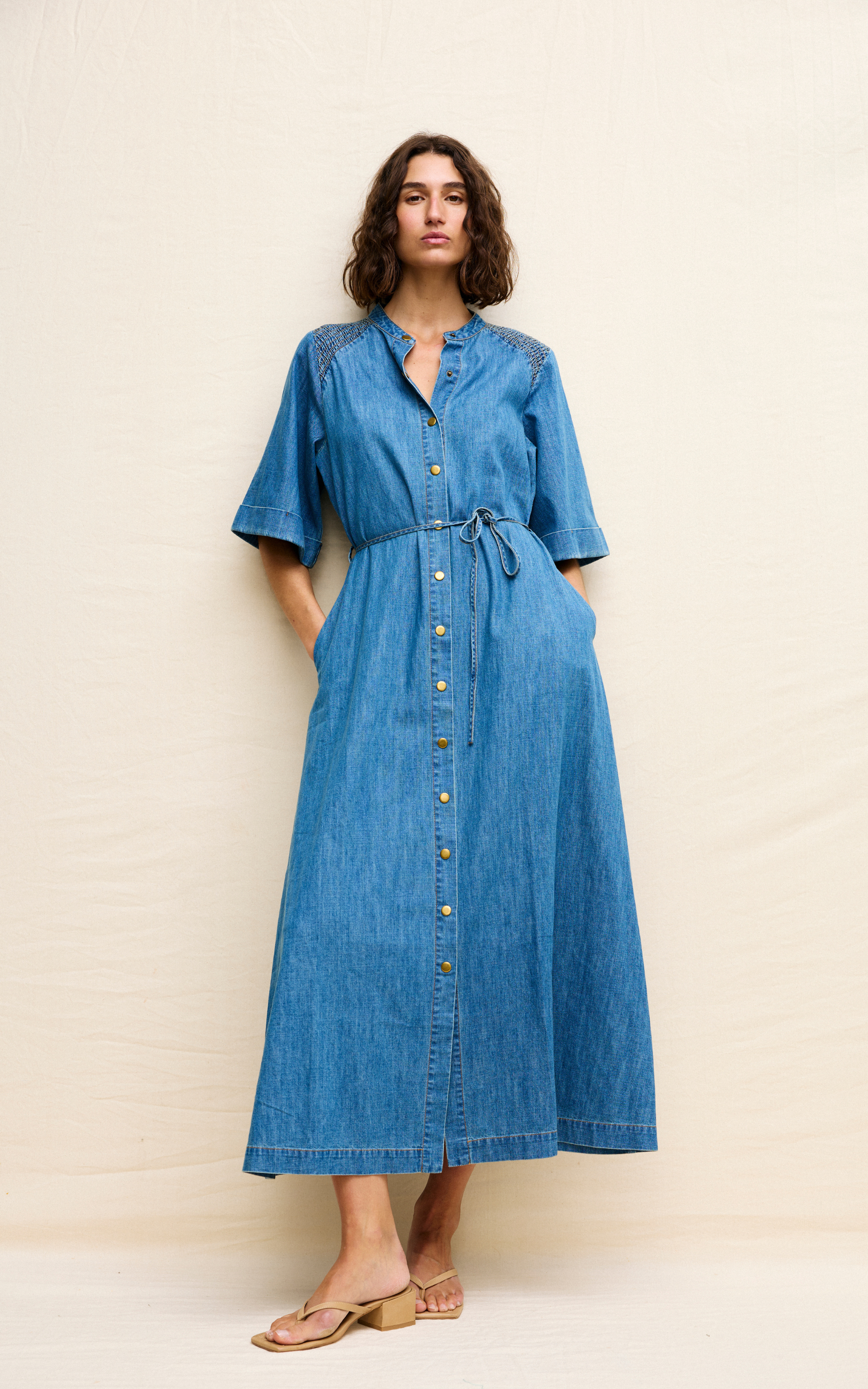 Gigi Dress - Denim