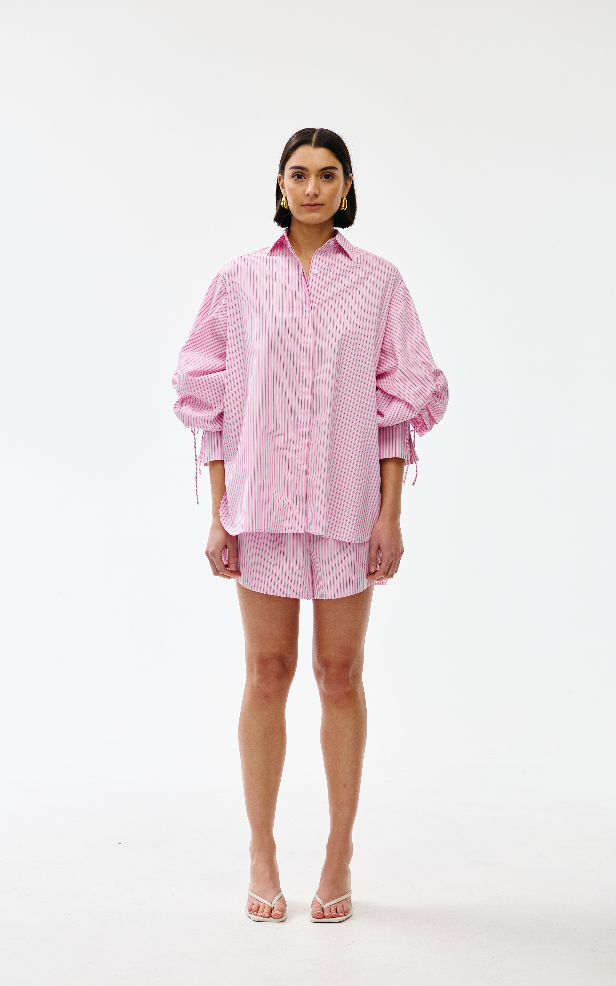 Ashton Shirt - Pink Pinstripe