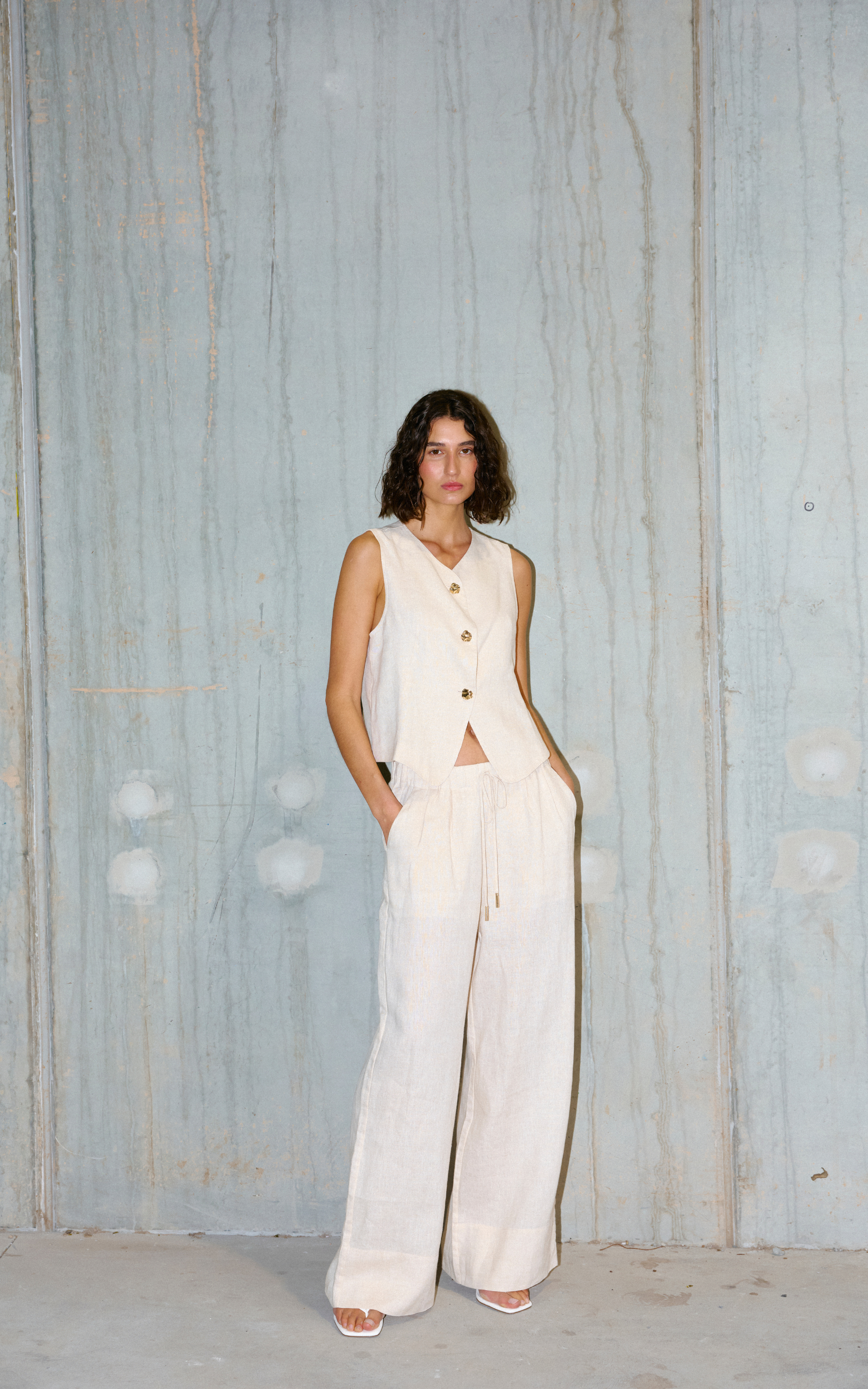 Hampton Pant - Stone