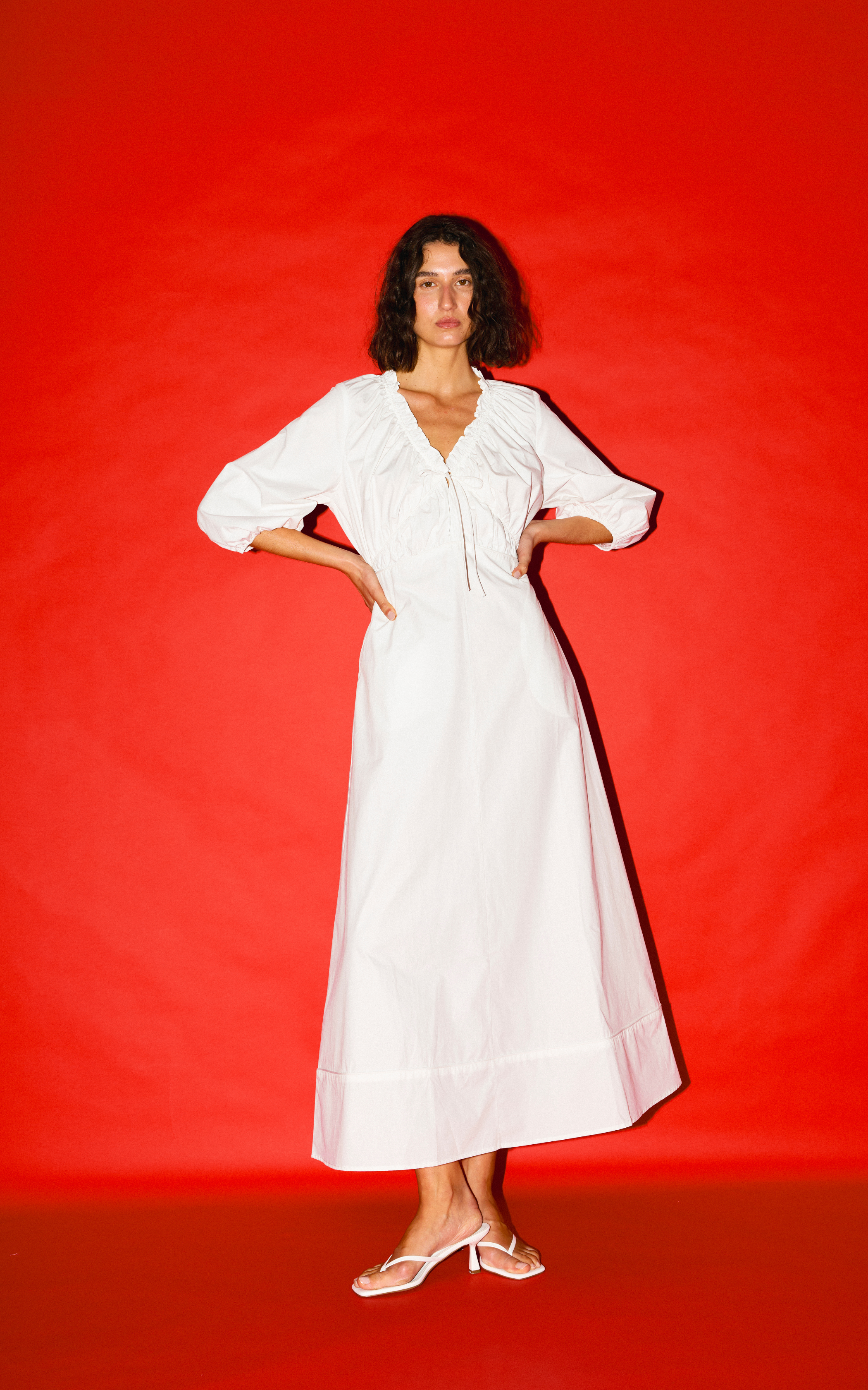 Pia Maxi Dress - Ivory