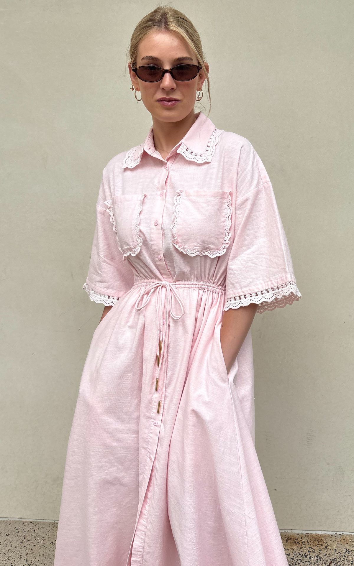 Evie Dress - Blush