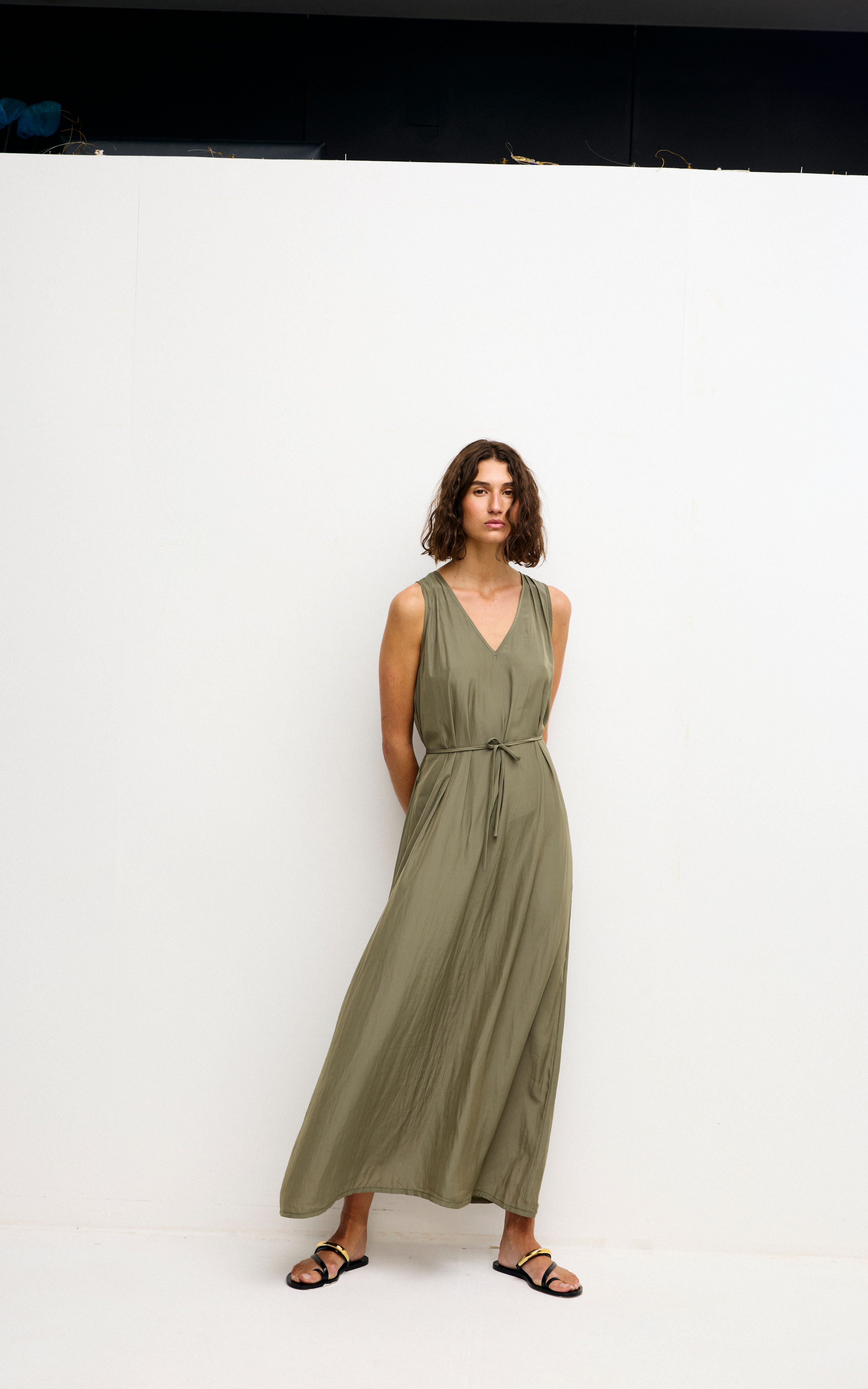 Chloe Dress - Olive
