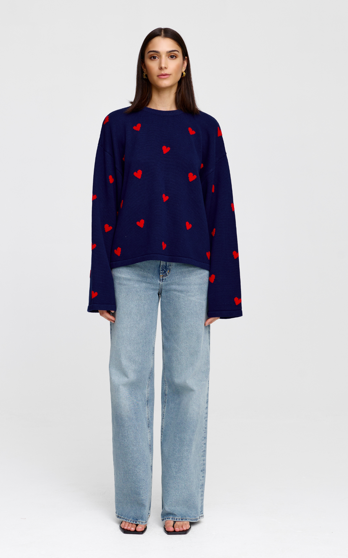 Flora Knit - Navy