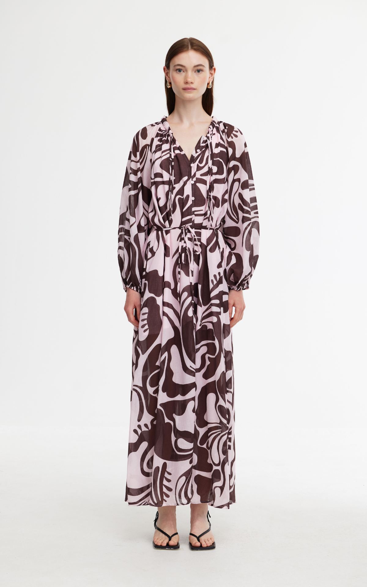 Bardot Dress - Marble