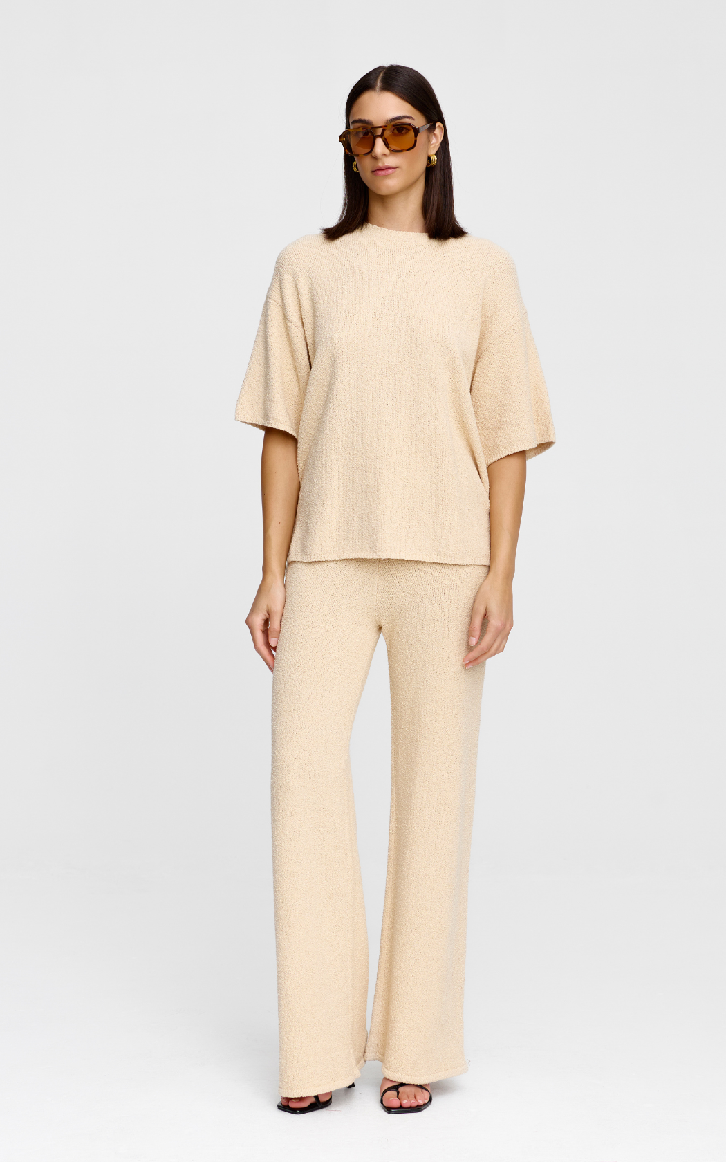 Camden Knit Pant - Natural