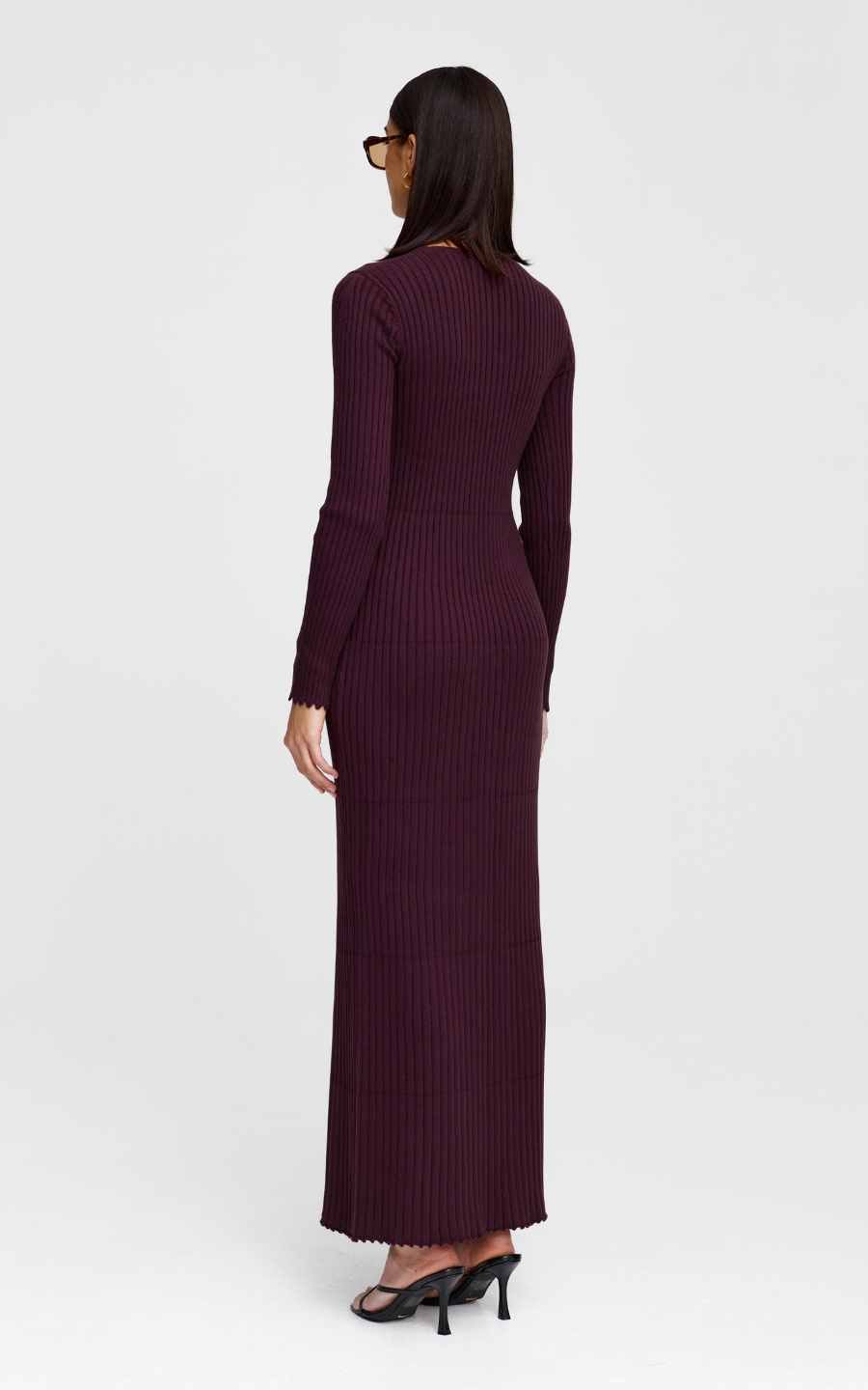 Celeste Knit Dress - Chocolate Marle