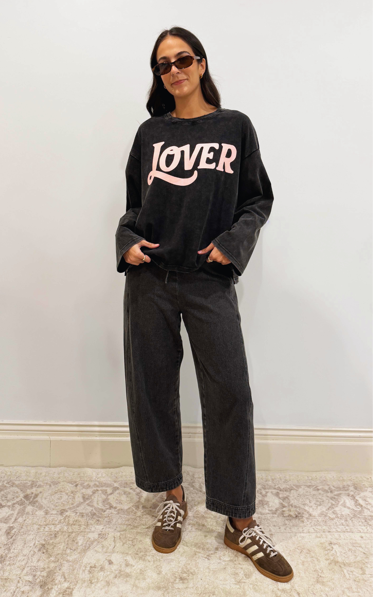 Lover Tee - Charcoal