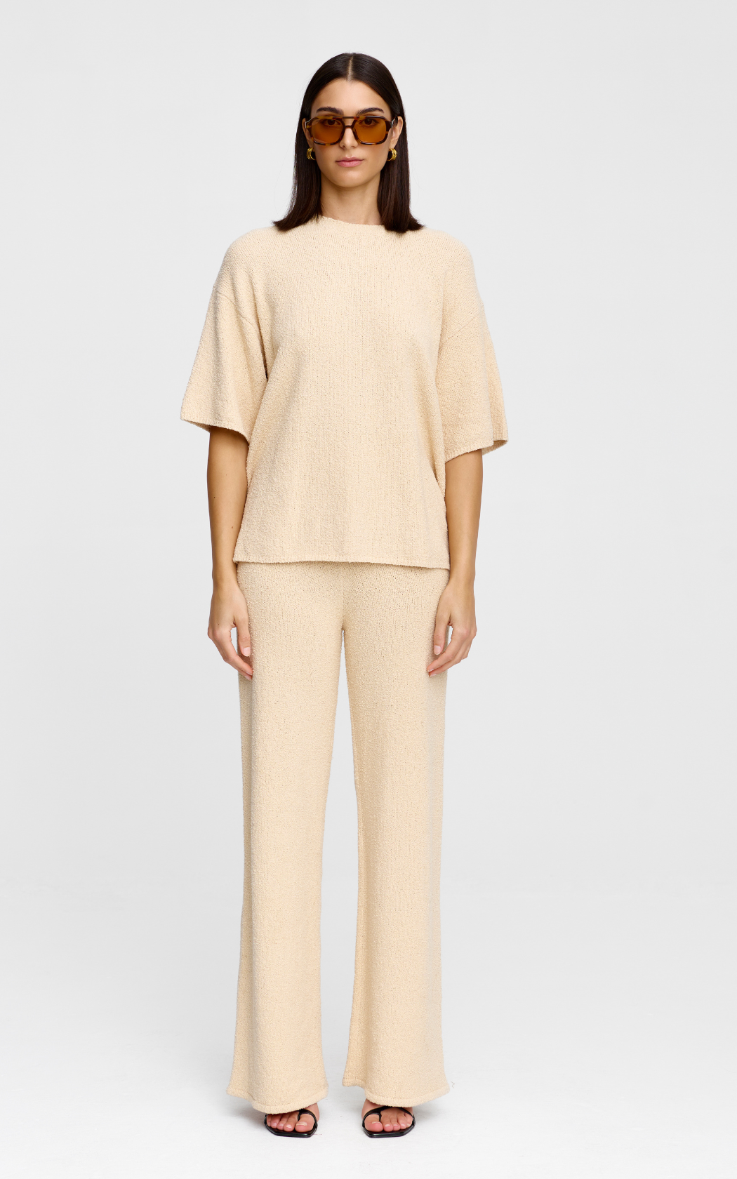 Camden Knit Tee - Natural