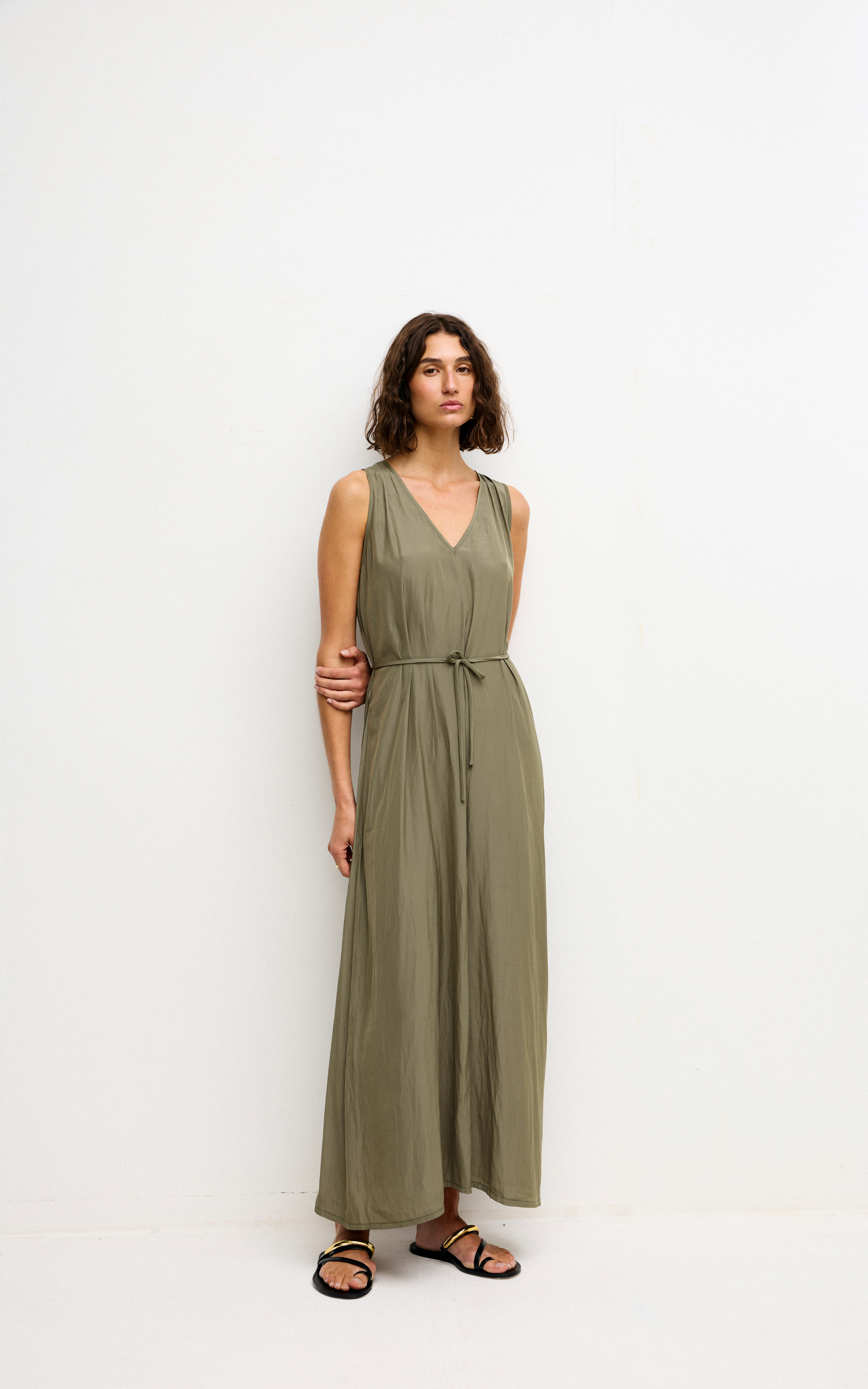Chloe Dress - Olive