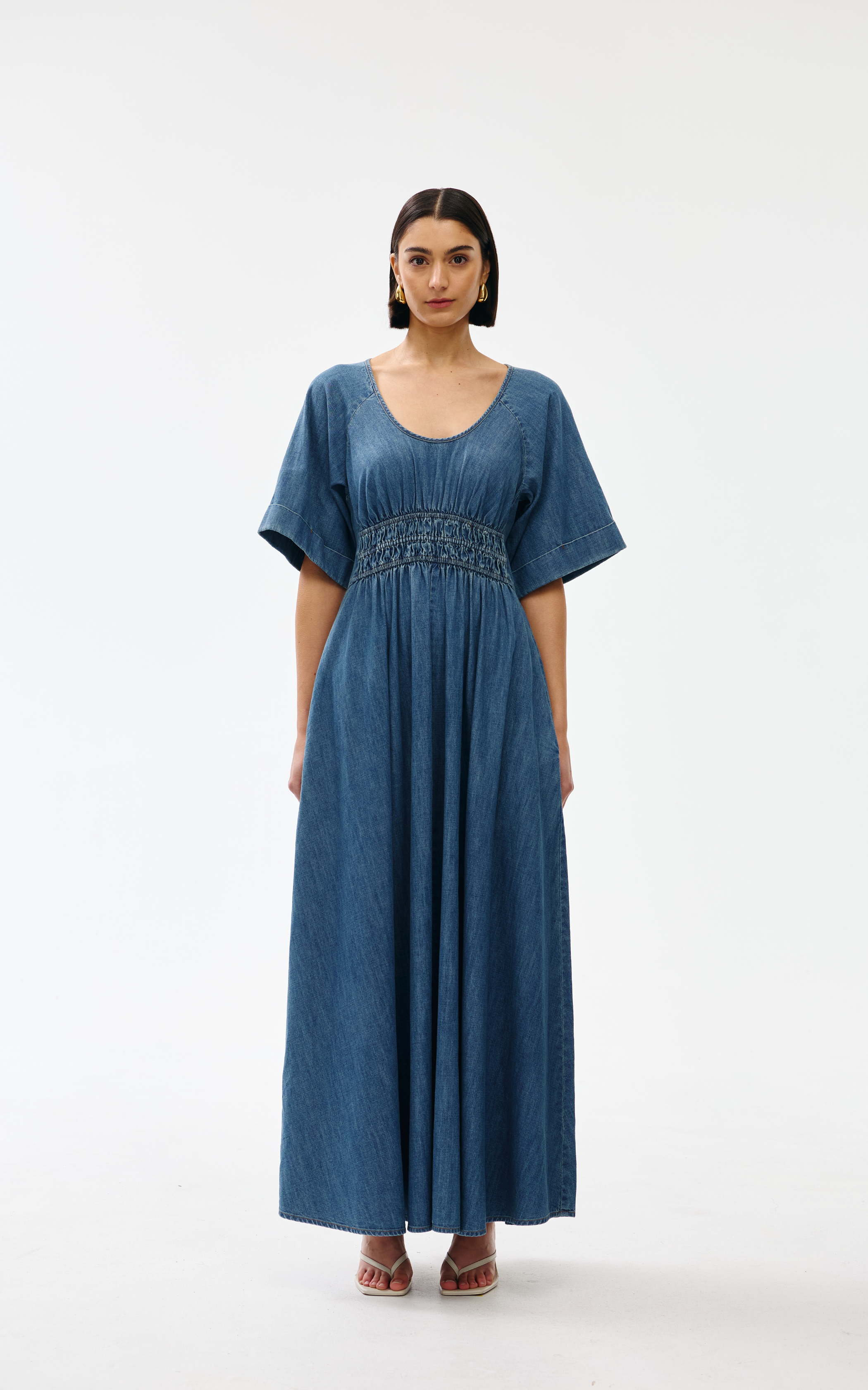 Poet Dress - Denim