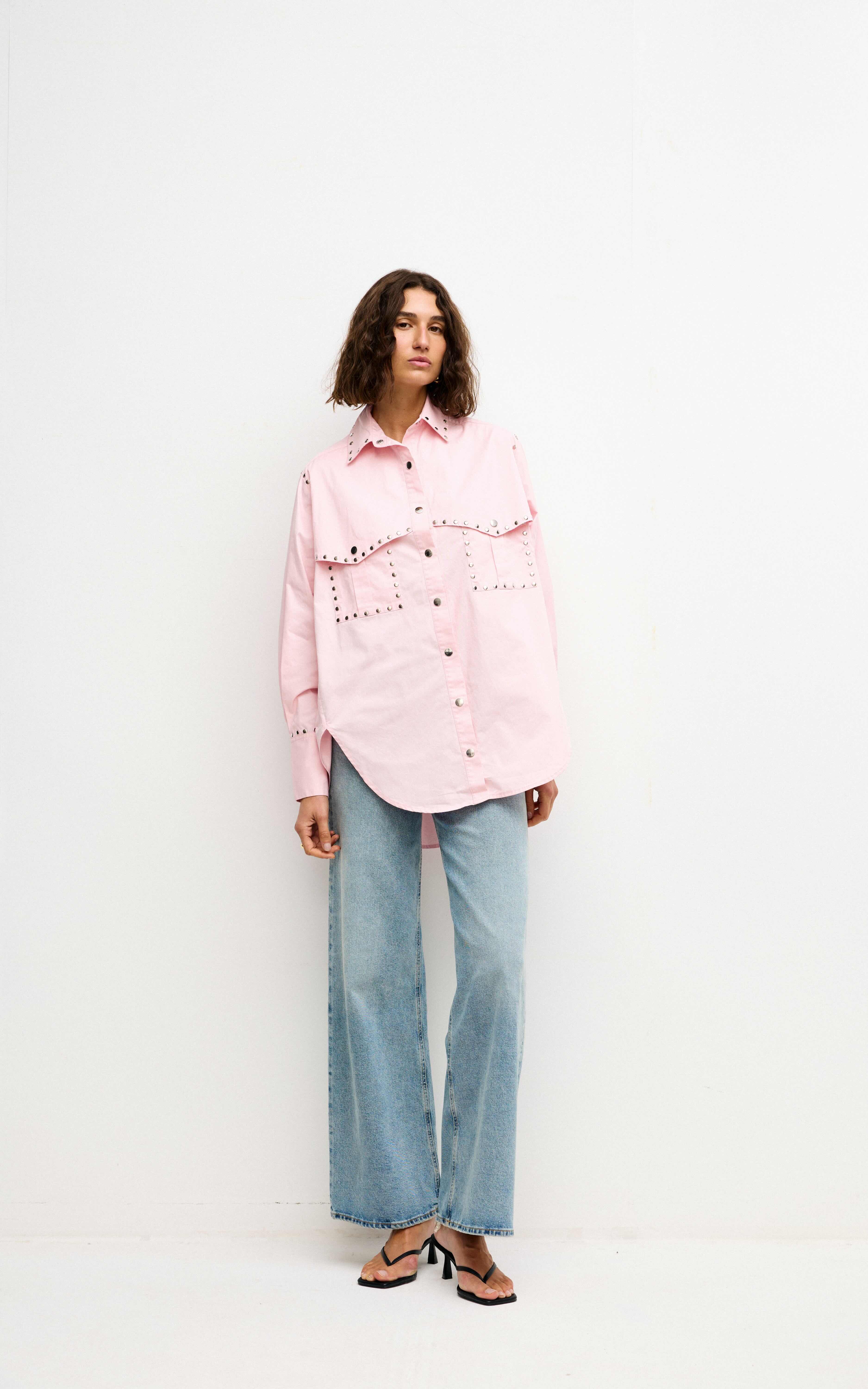 Ashley Shirt - Blush