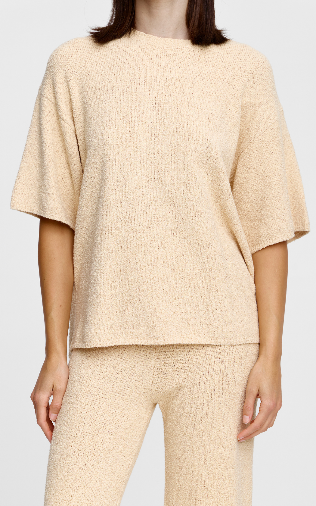Camden Knit Tee - Natural