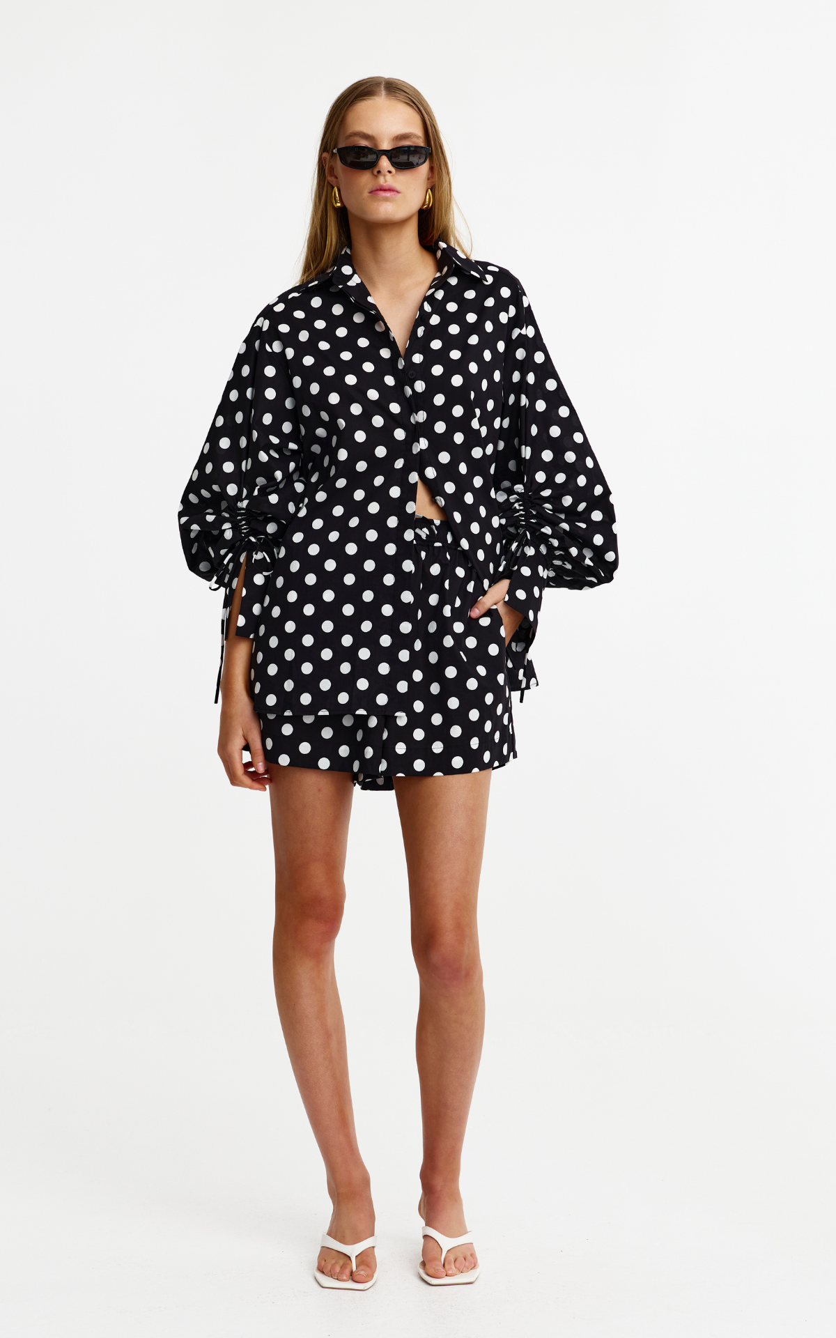 Ashton Shirt - Navy Spot