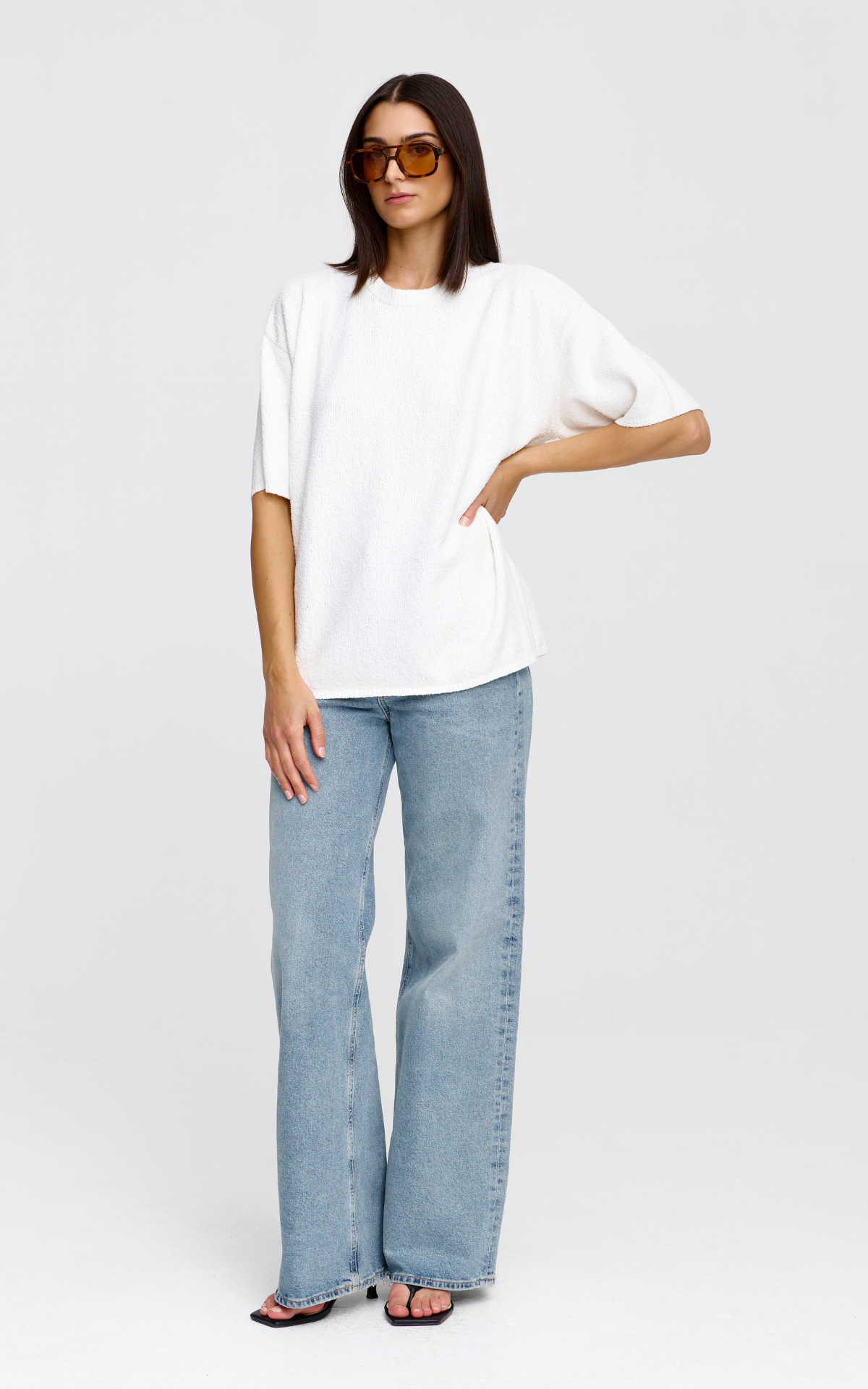 Camden Knit Tee - Ivory