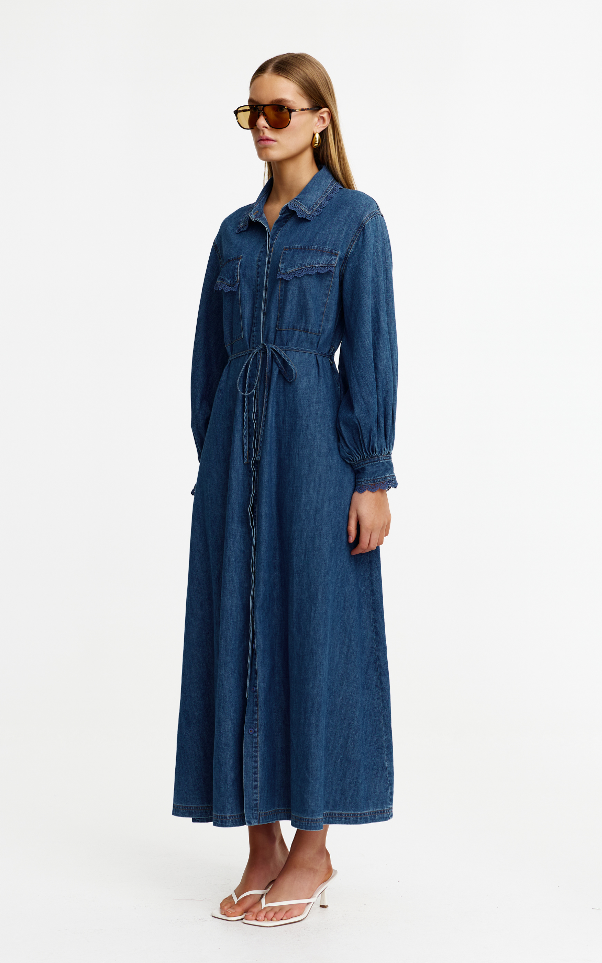 Laurel Dress - Denim
