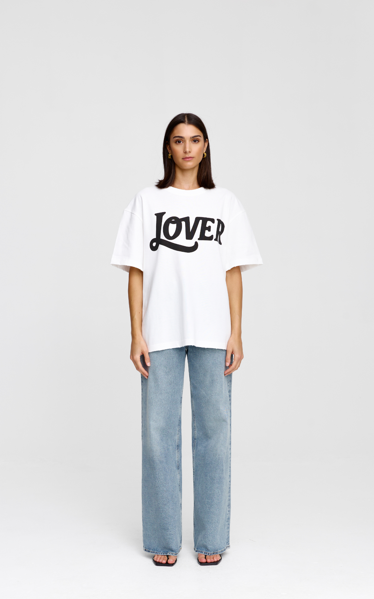 【BLACK】Lovers tee Lover Tee - Black