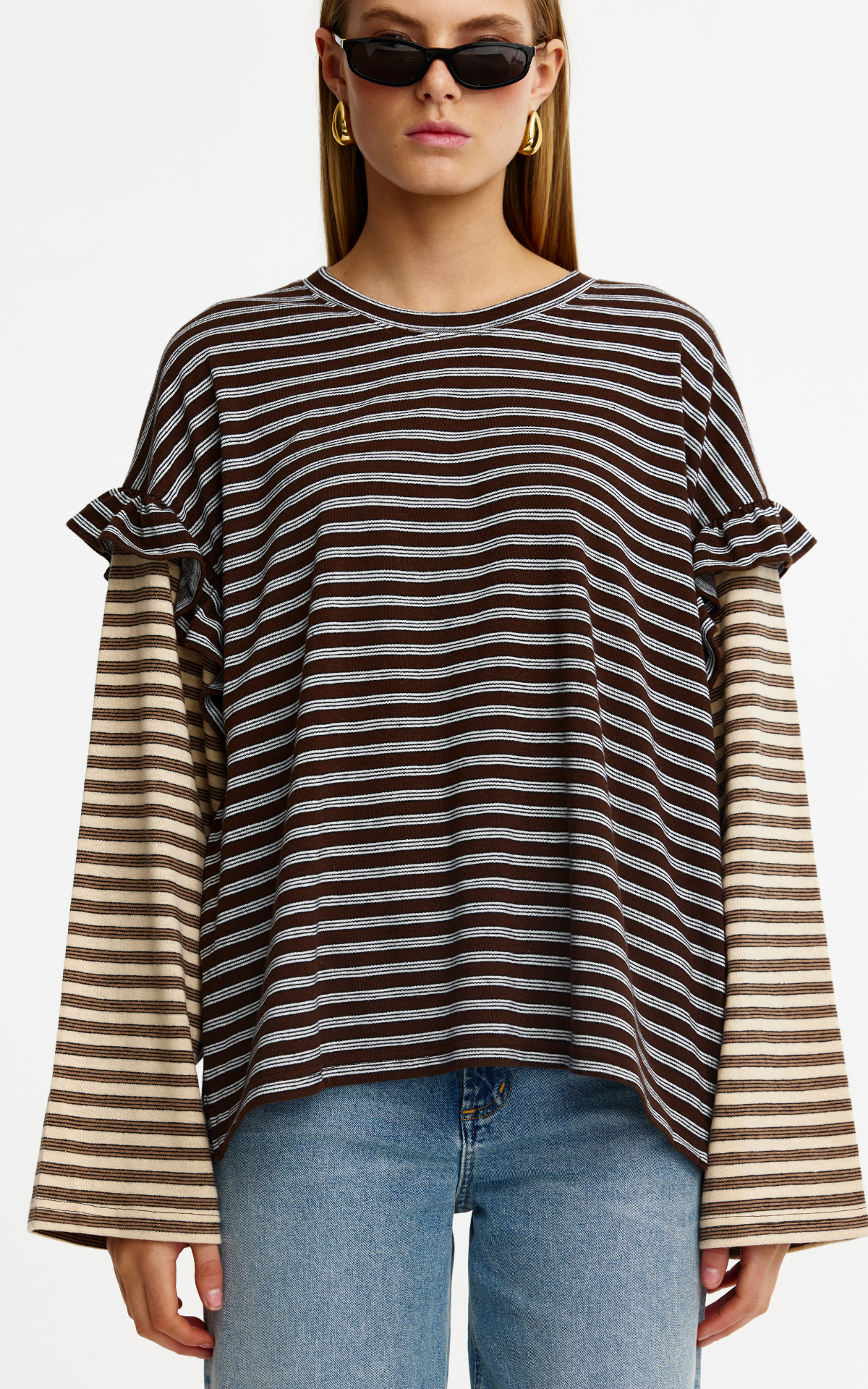 James LS Tee - Brown