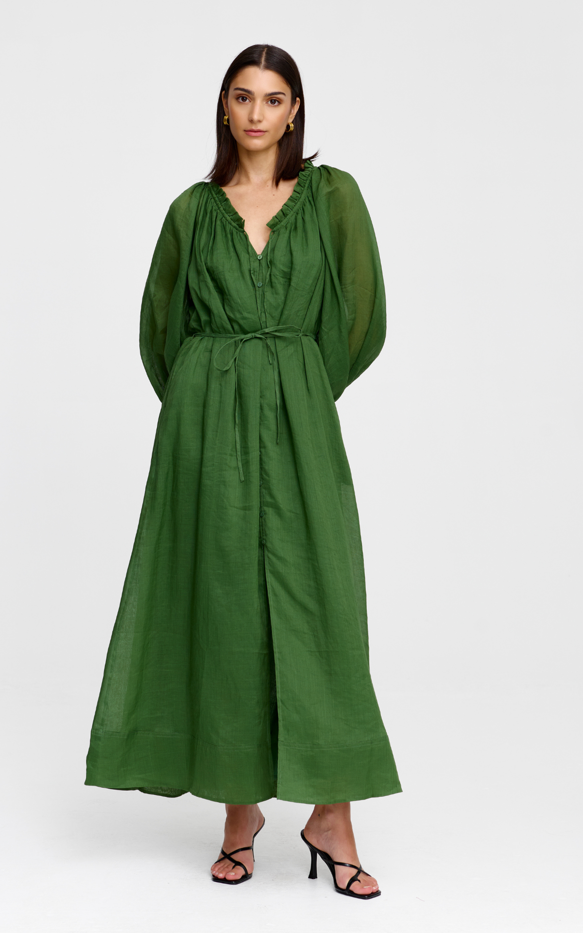 Claudia Dress - Sage