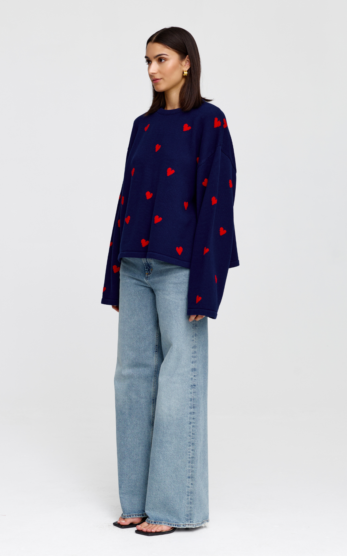 Flora Knit - Navy