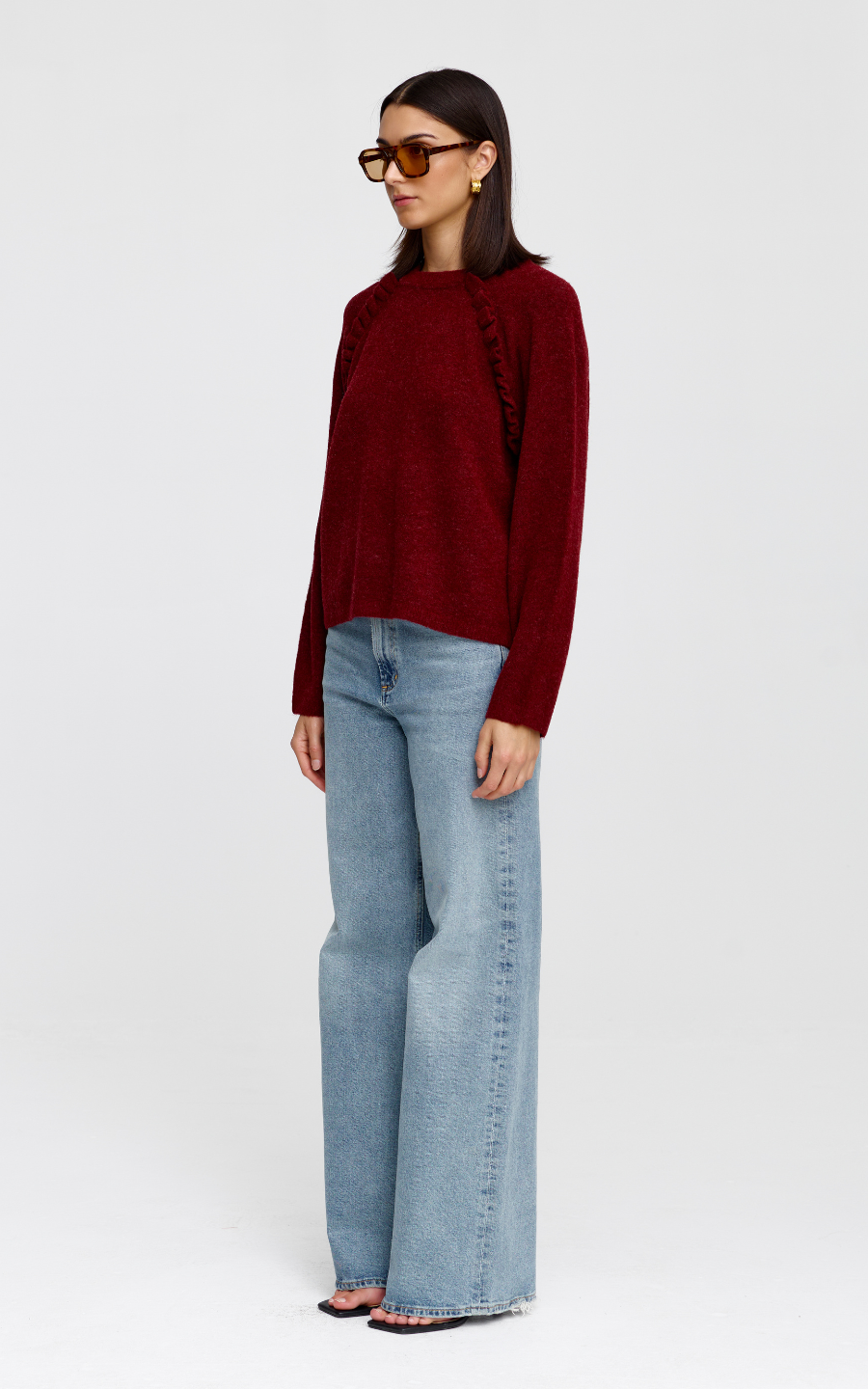 Chloe Jumper - Deep Plum