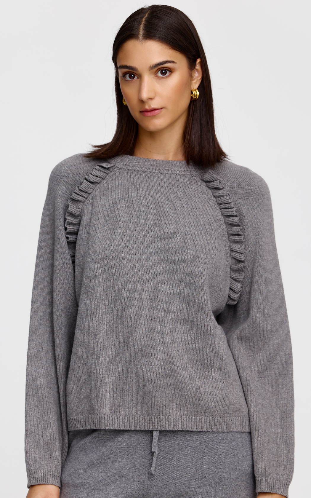 Chloe Jumper - Grey Marle