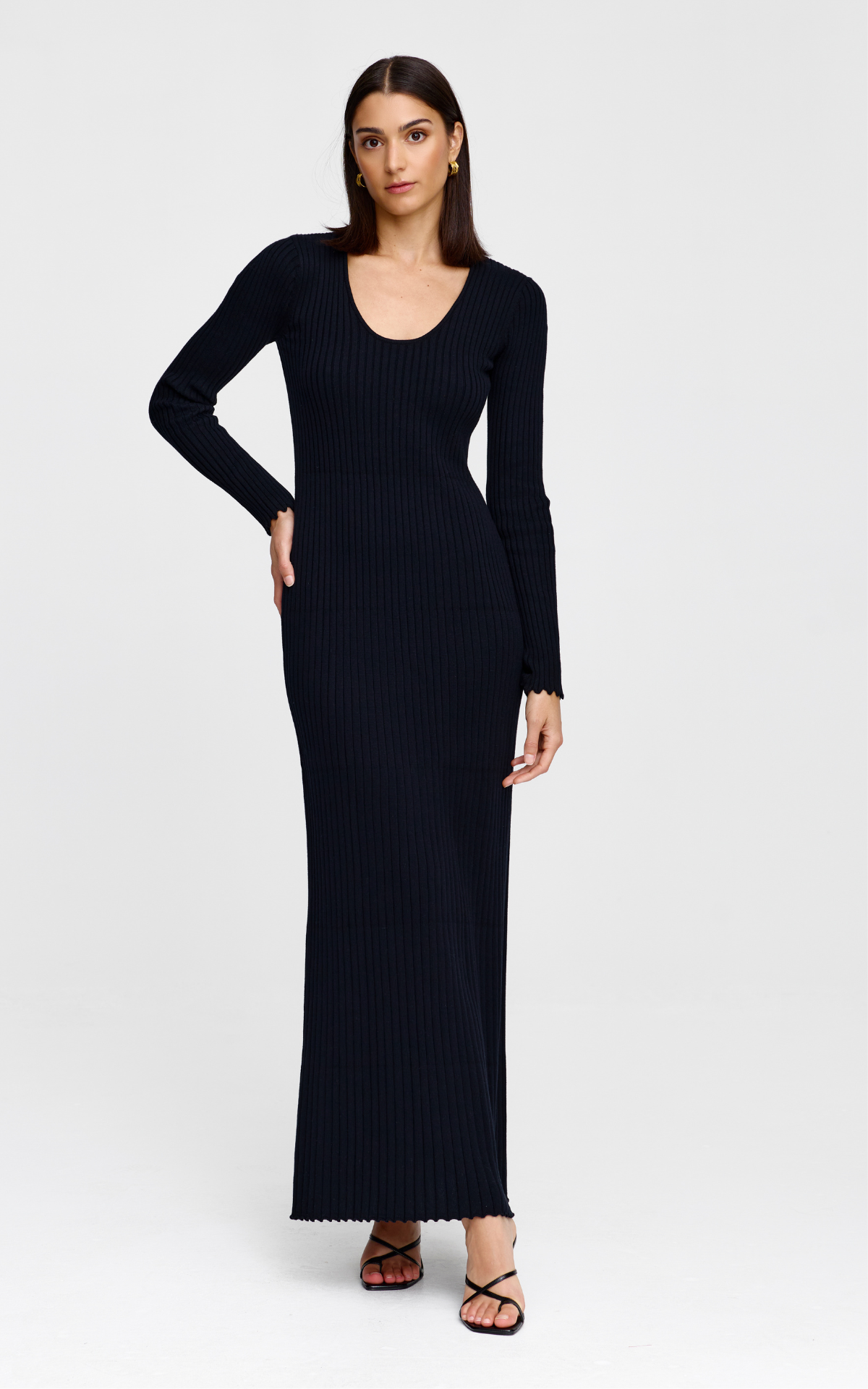 Celeste Knit Dress - Black