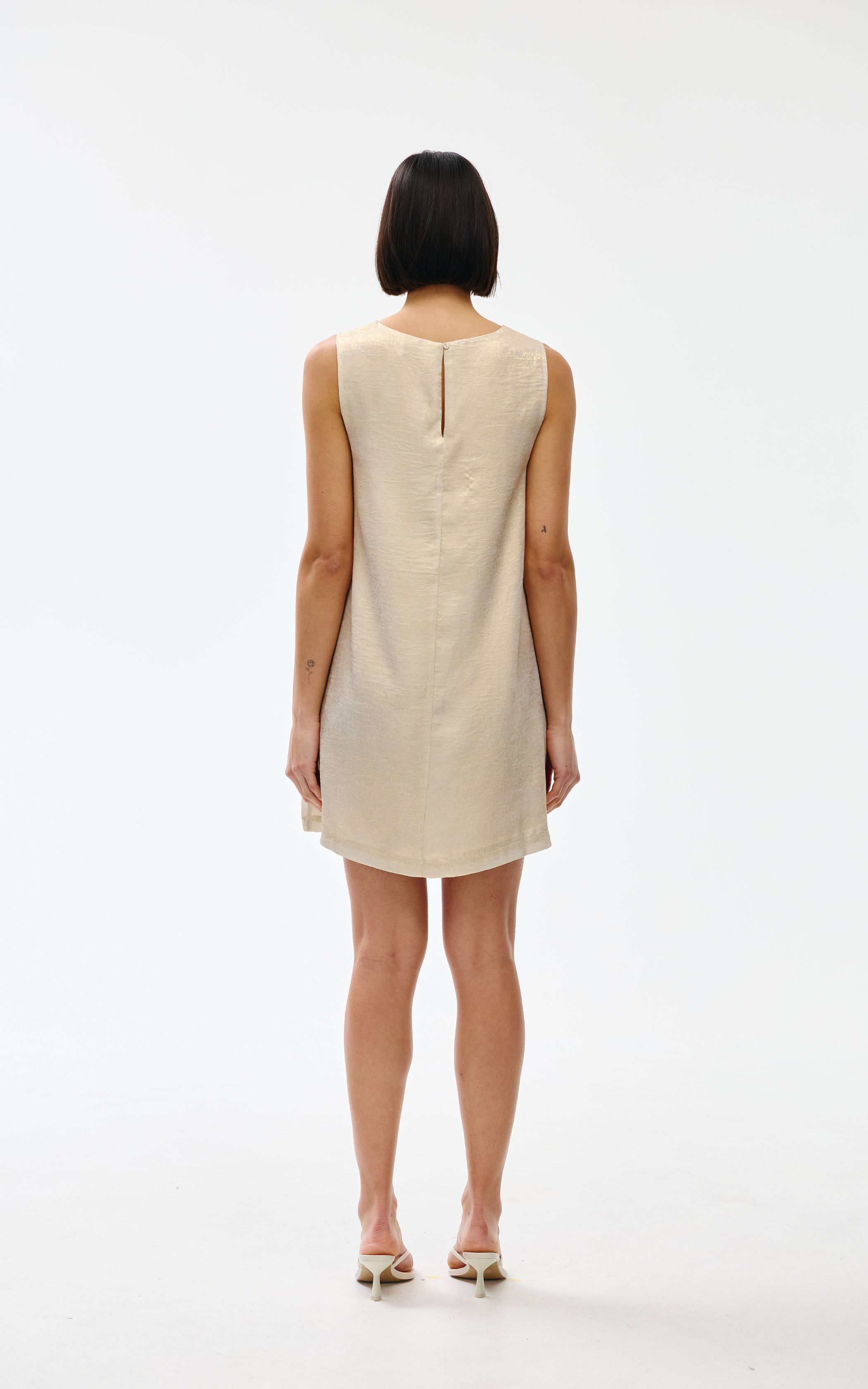 Luca Dress - Gold Lustre