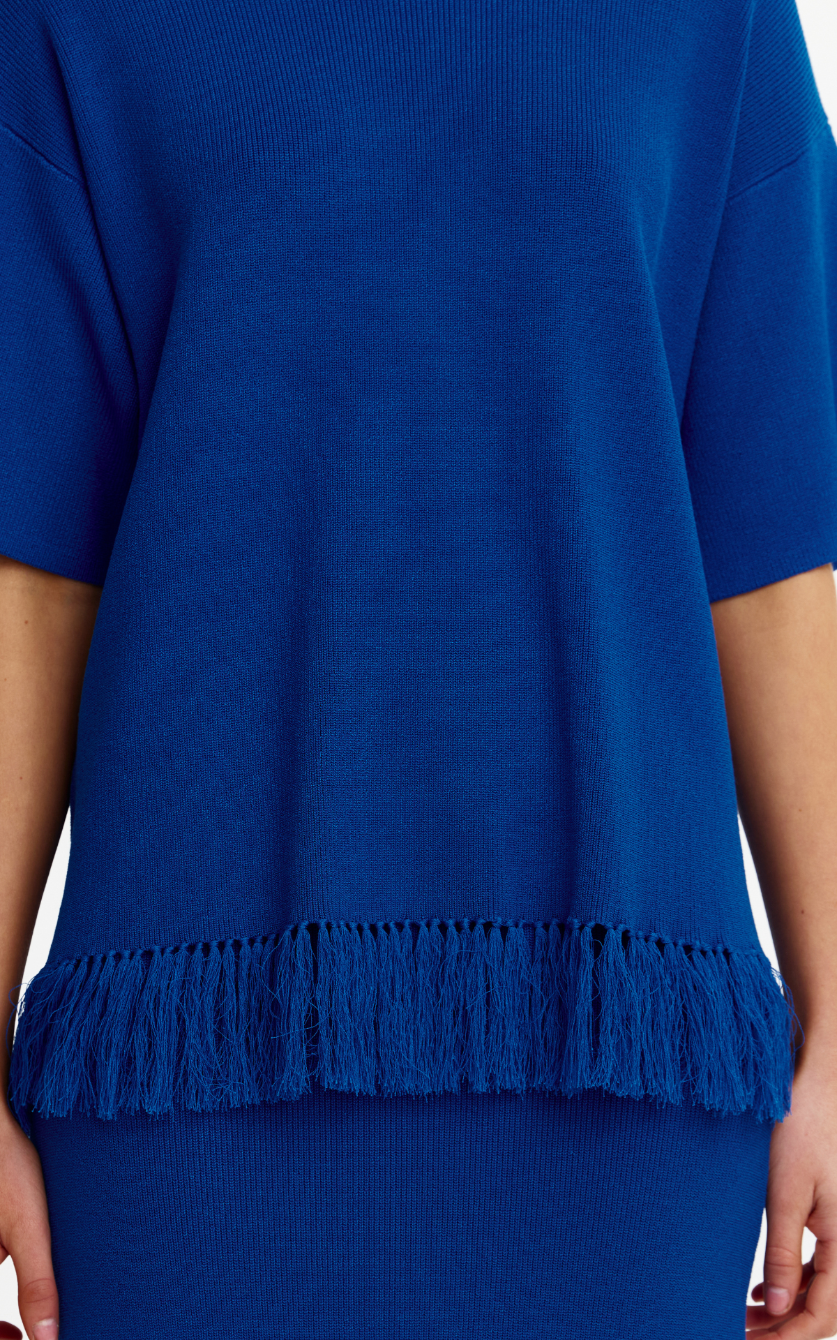 Camden Fringe Tee - Blue Azure