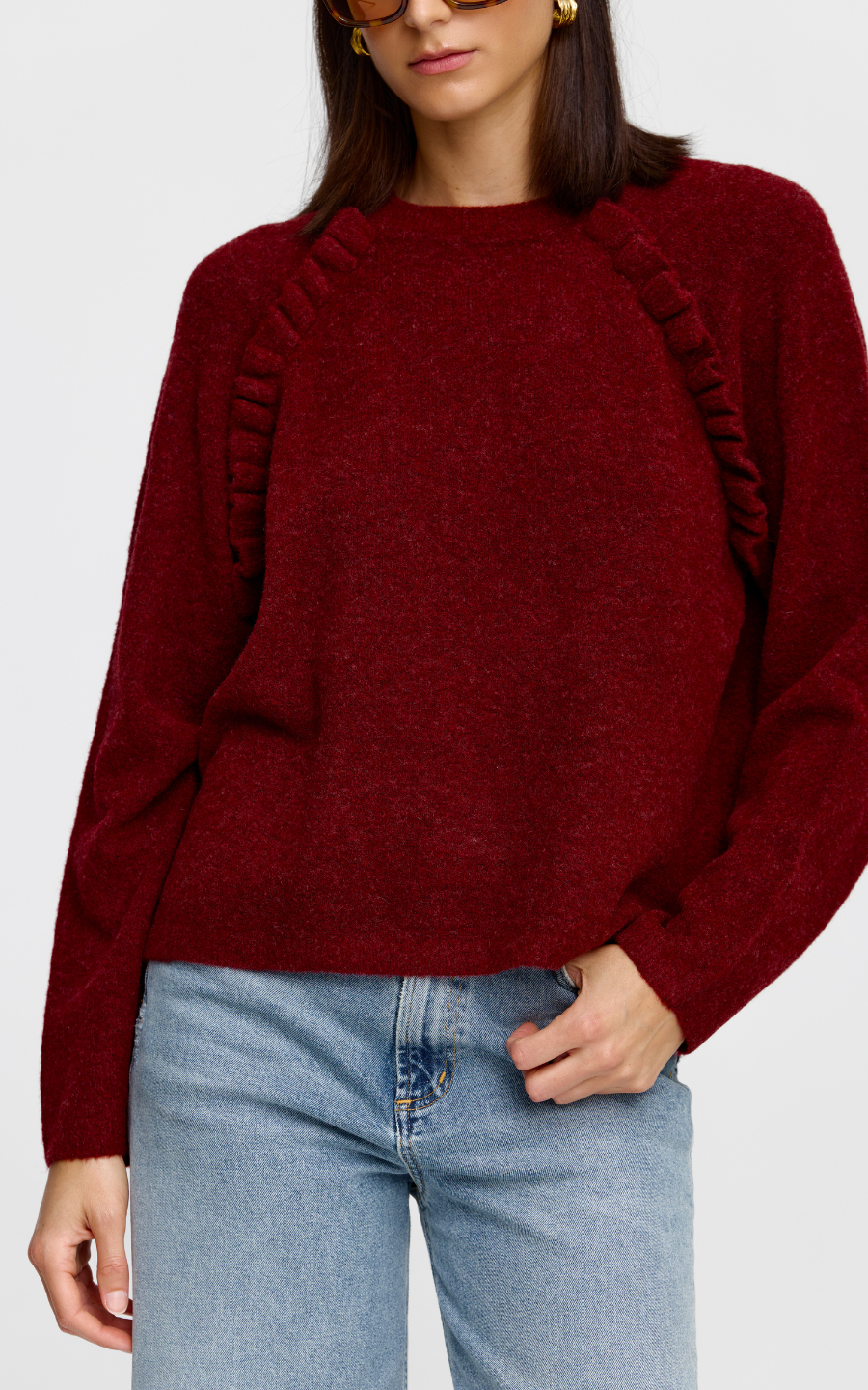 Chloe Jumper - Deep Plum