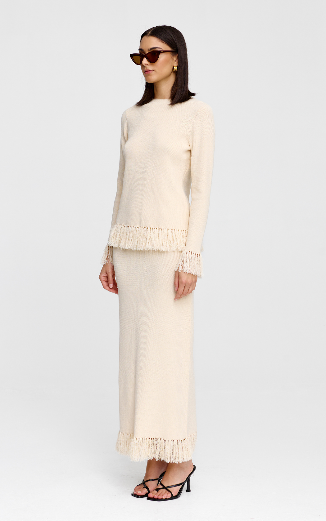 Marigold Knit Skirt - Natural