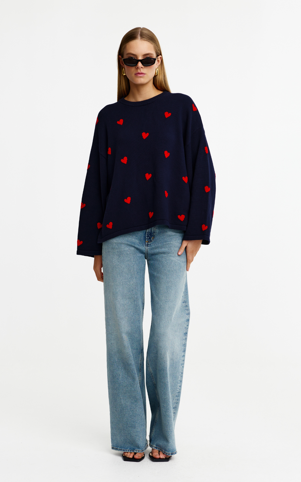 Flora Knit - Navy