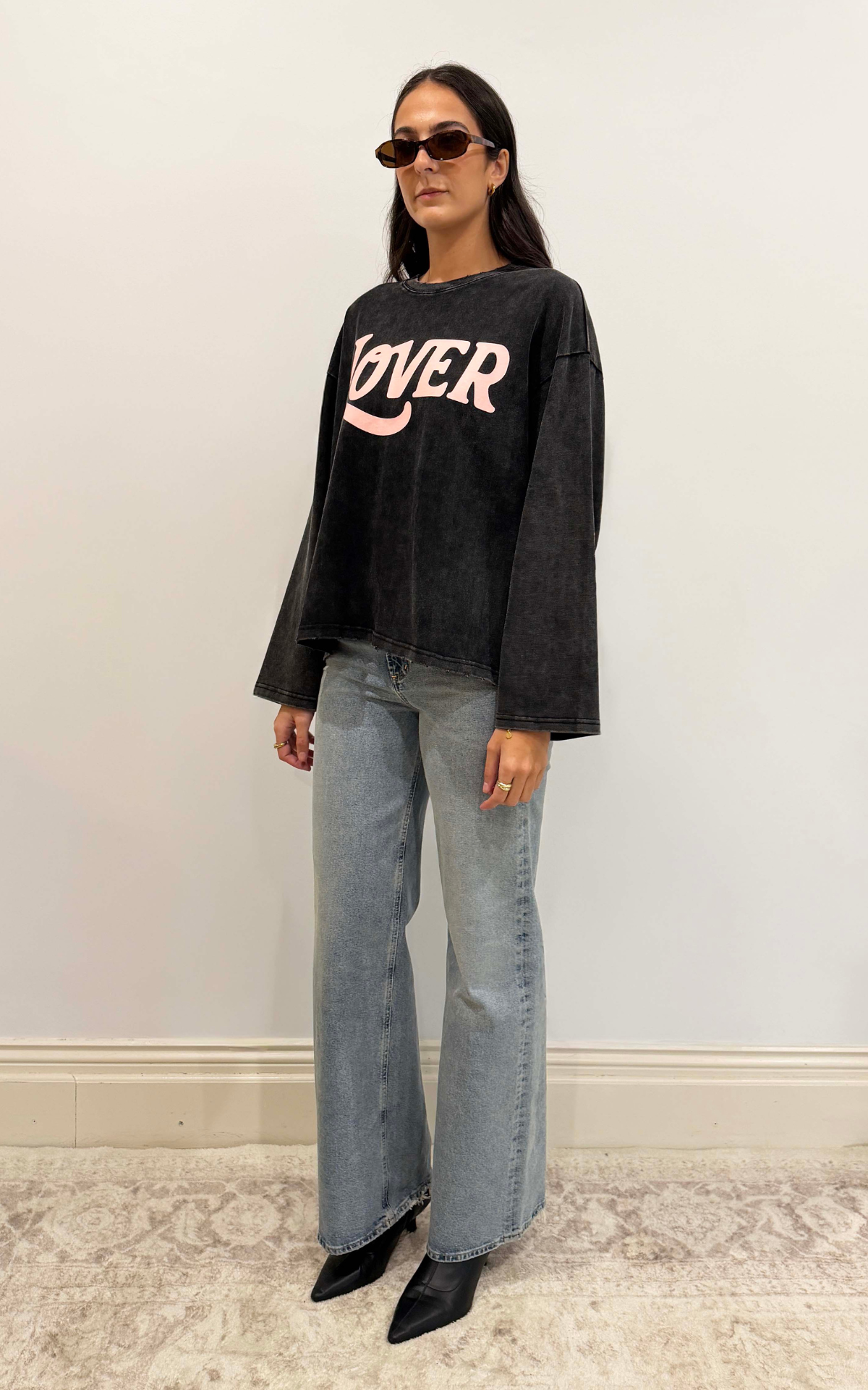 Lover Tee - Charcoal