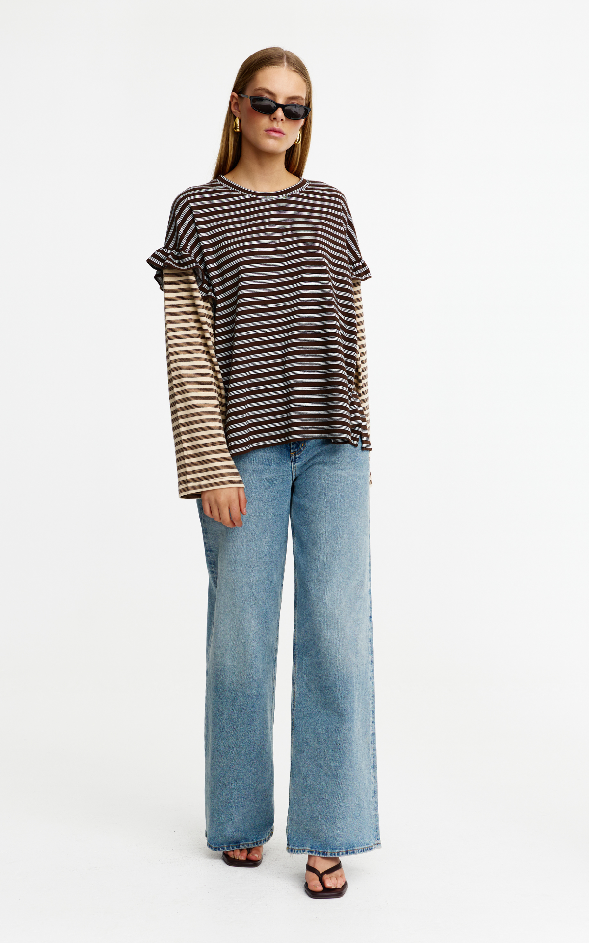James LS Tee - Brown