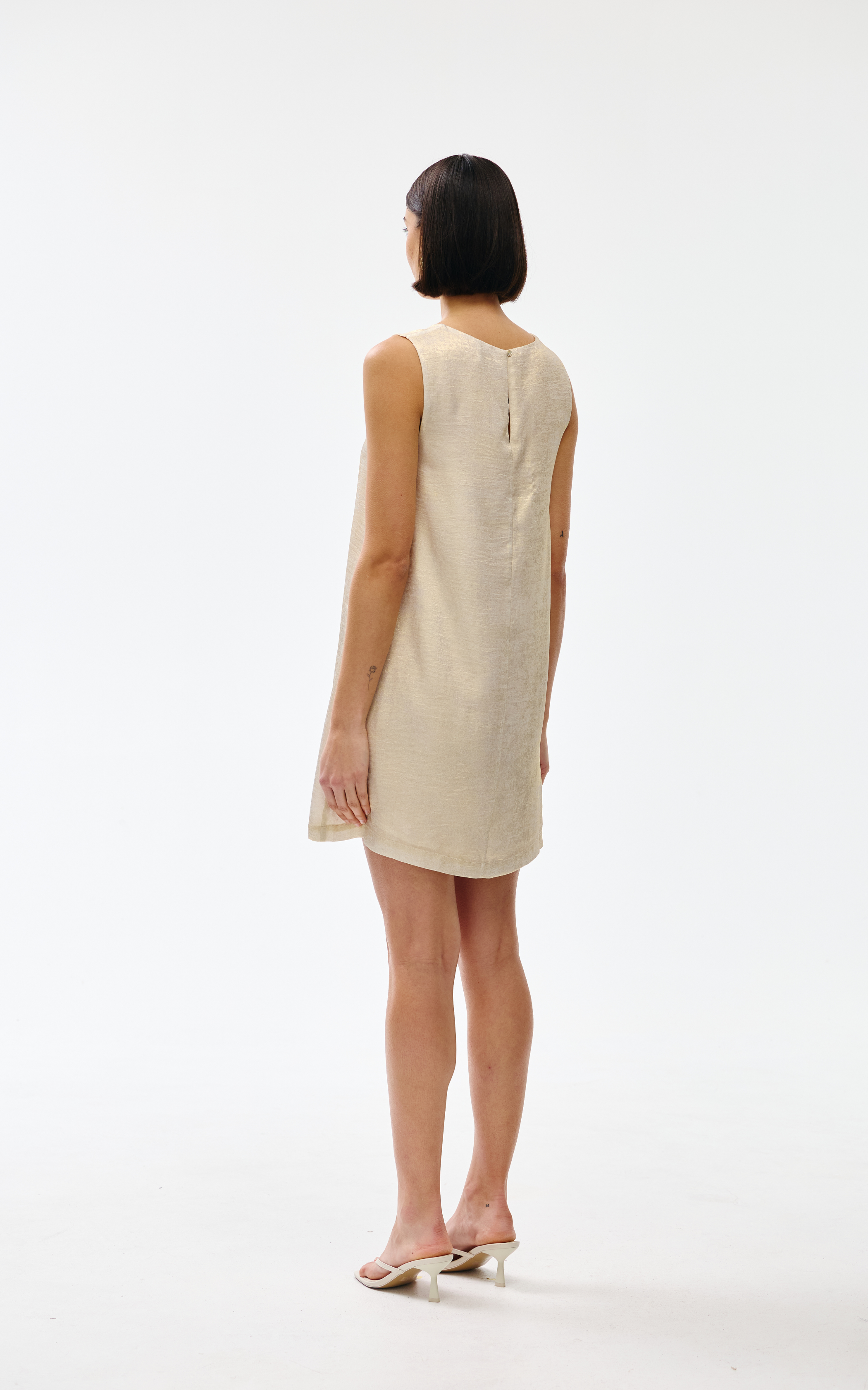 Luca Dress - Gold Lustre
