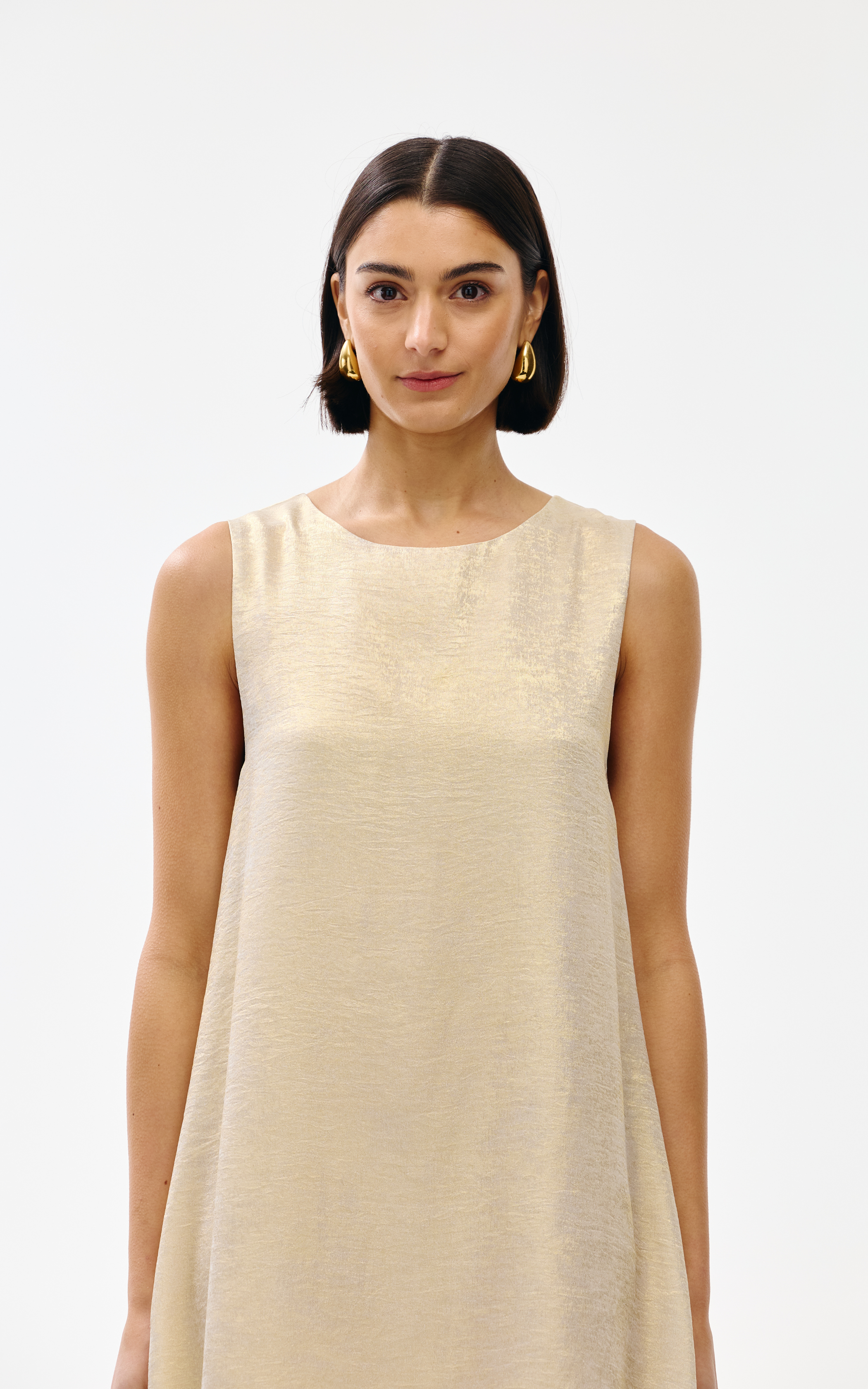 Luca Dress - Gold Lustre