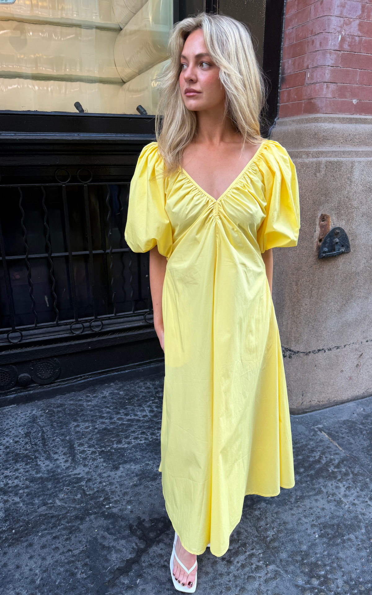 Mimi Dress - Lemon