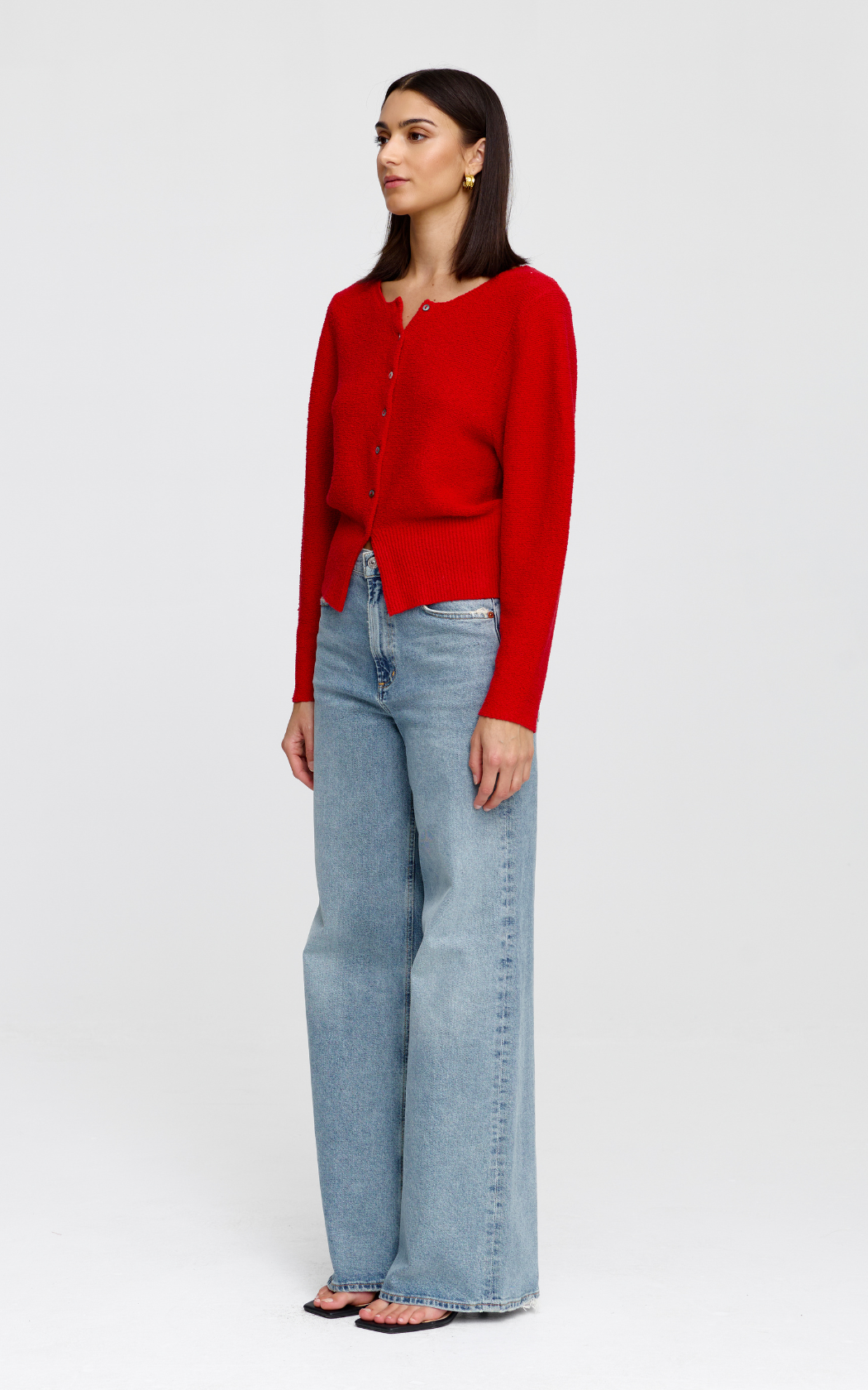 Montana Cardigan - Cherry