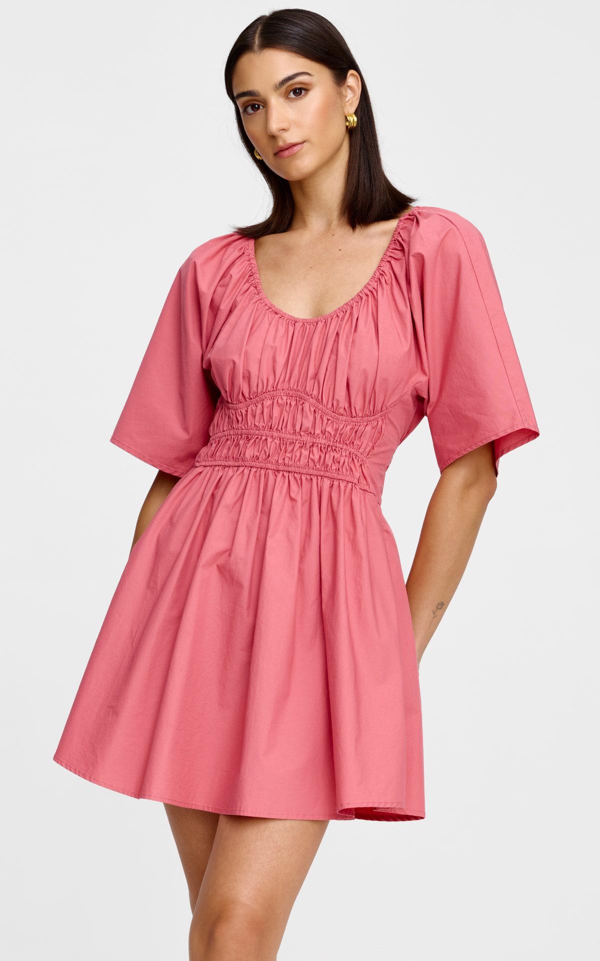 Eden Mini Dress - Rose
