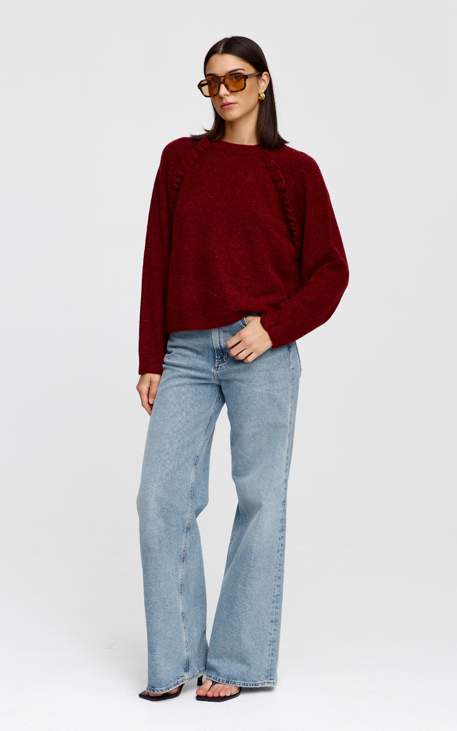 Chloe Jumper - Deep Plum