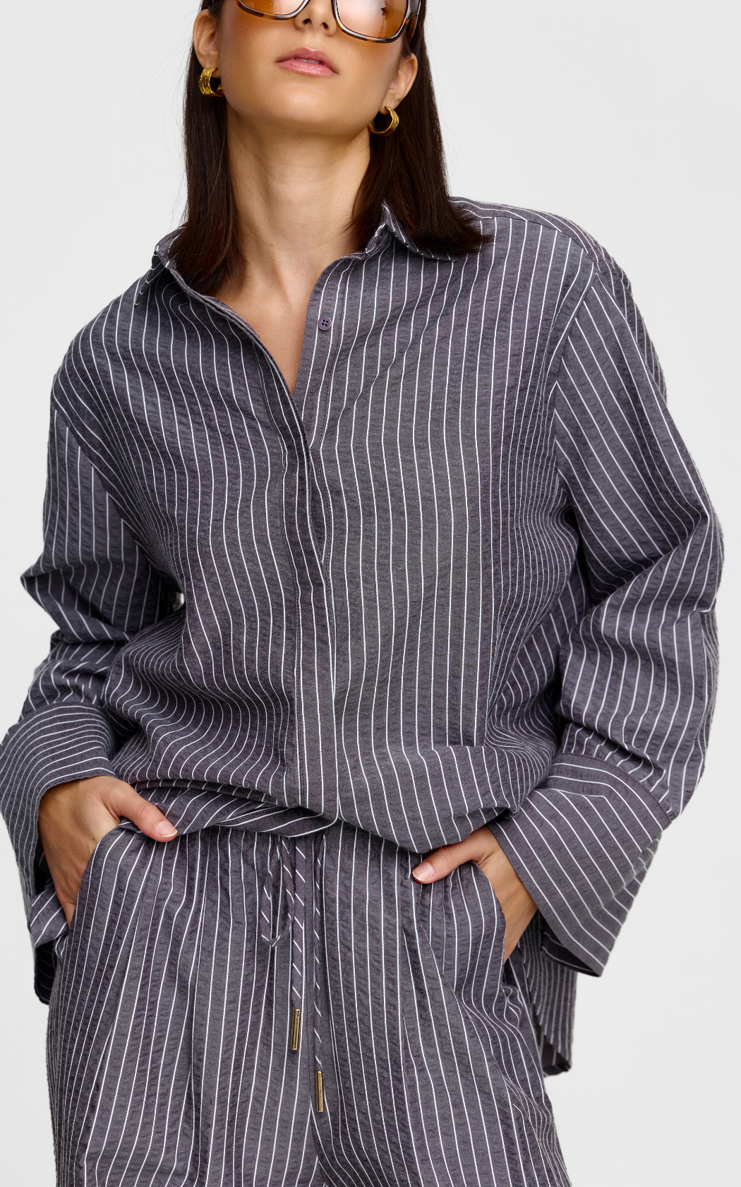 Elodie Shirt - Charcoal