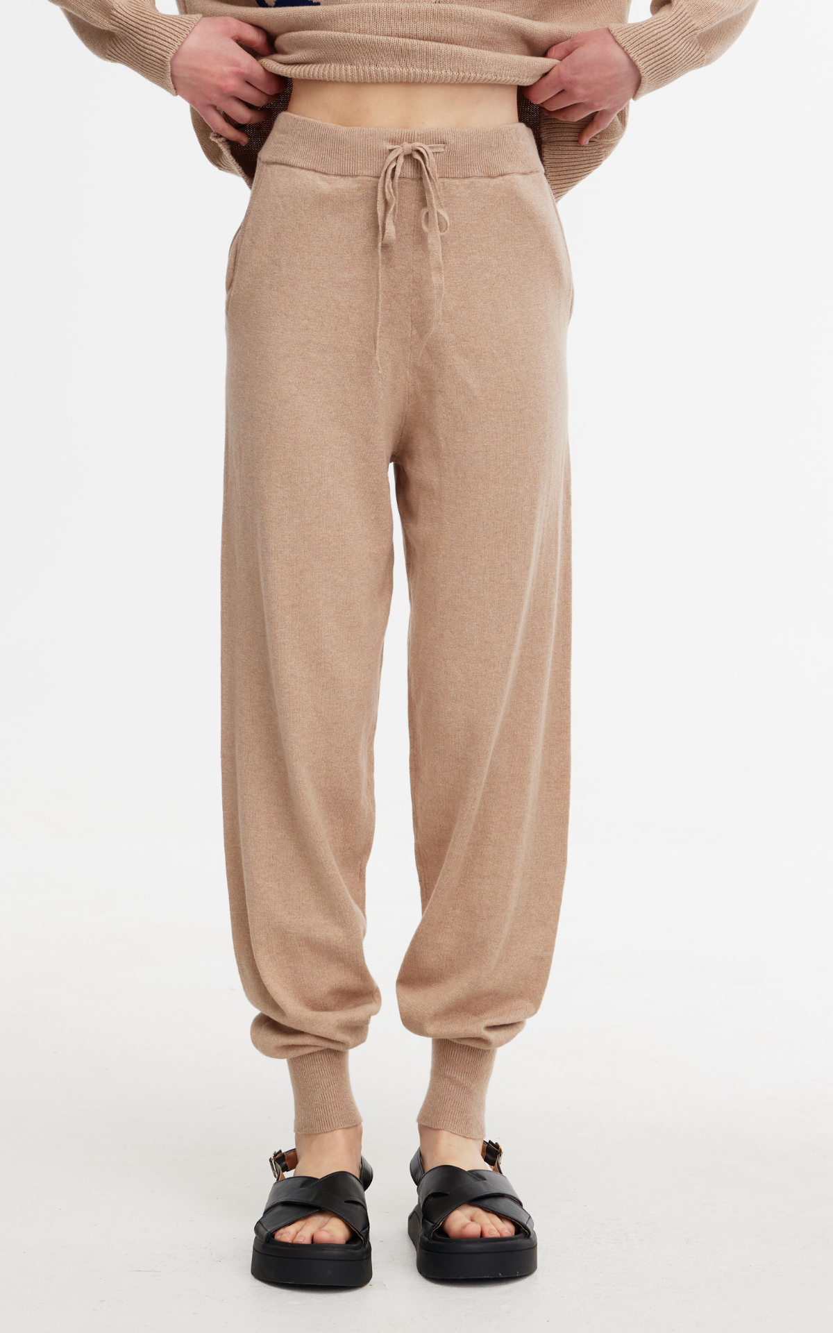 Eliza Knit Pant - Stone