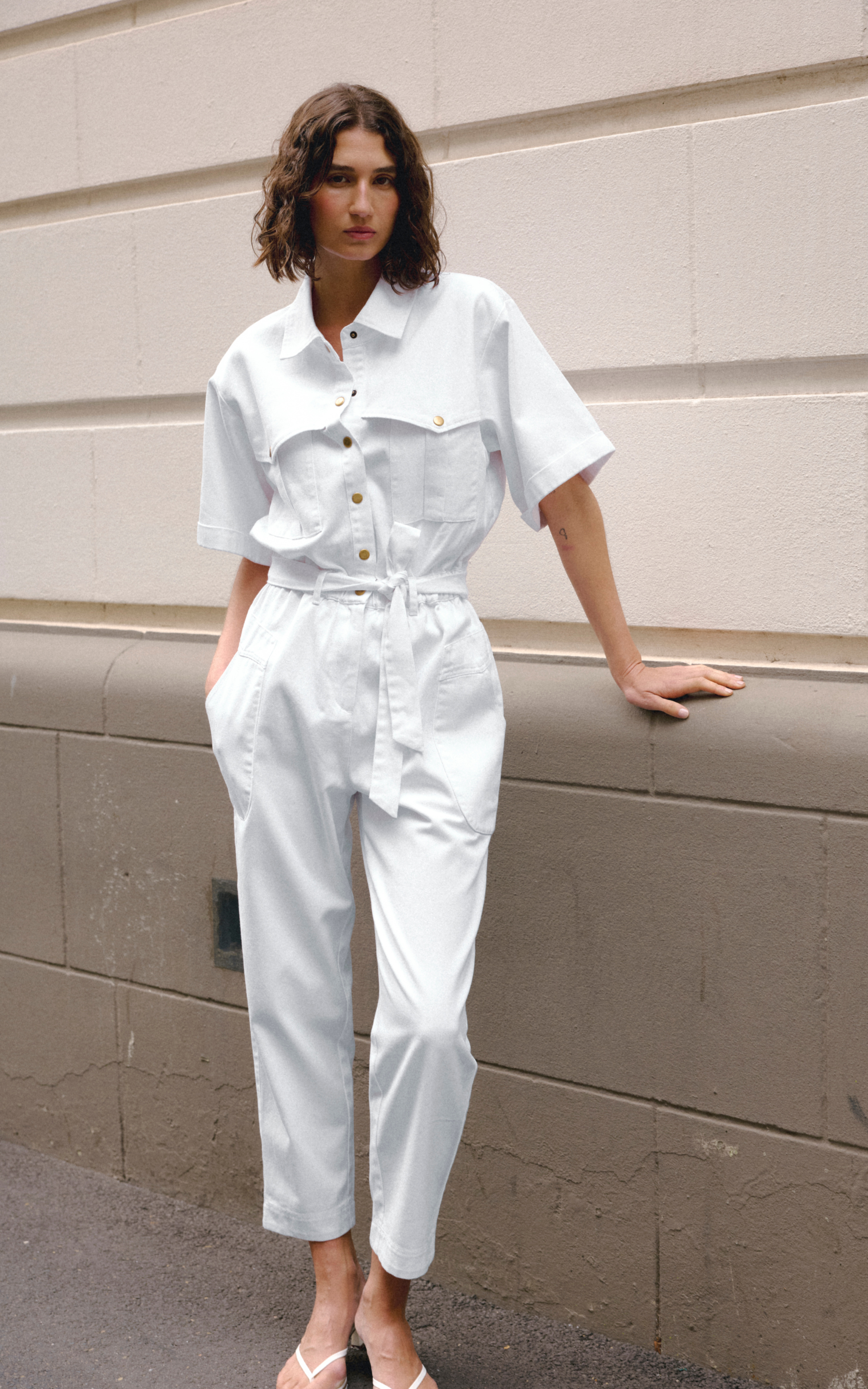 Bailey Jumpsuit - White