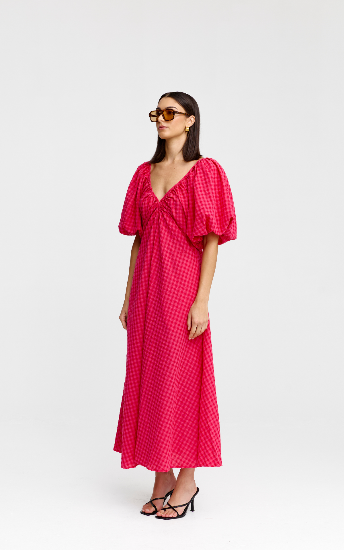 Mimi dress Rosas gingham