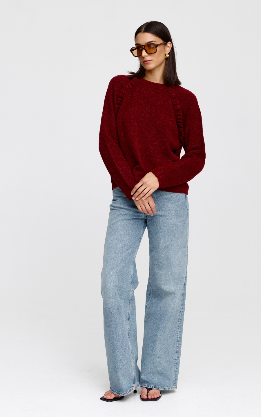 Chloe Jumper - Deep Plum
